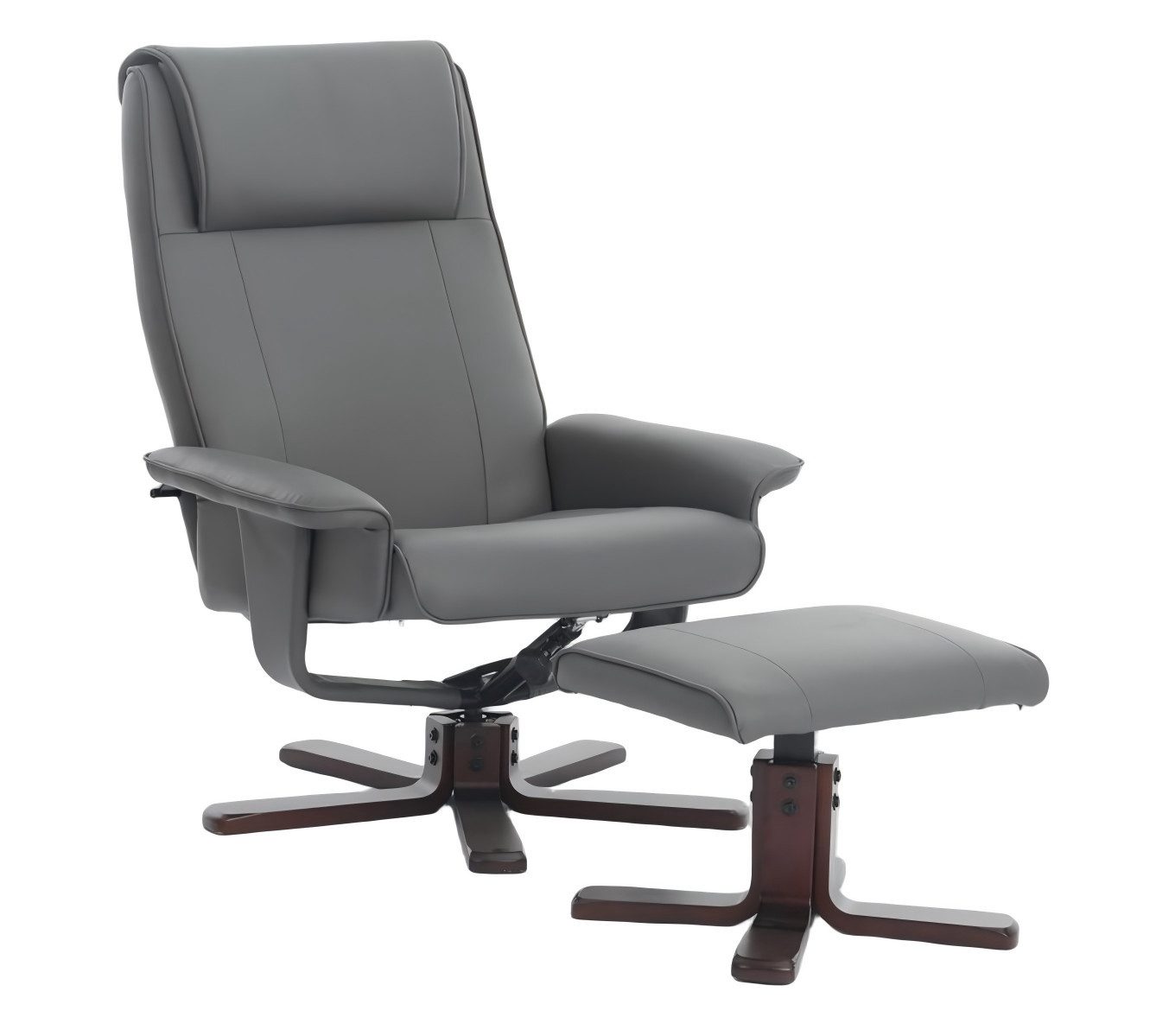Happy Home Relaxsessel Relaxsessel mit Hocker, Loungesessel für Wohnzimmer & Leseecke