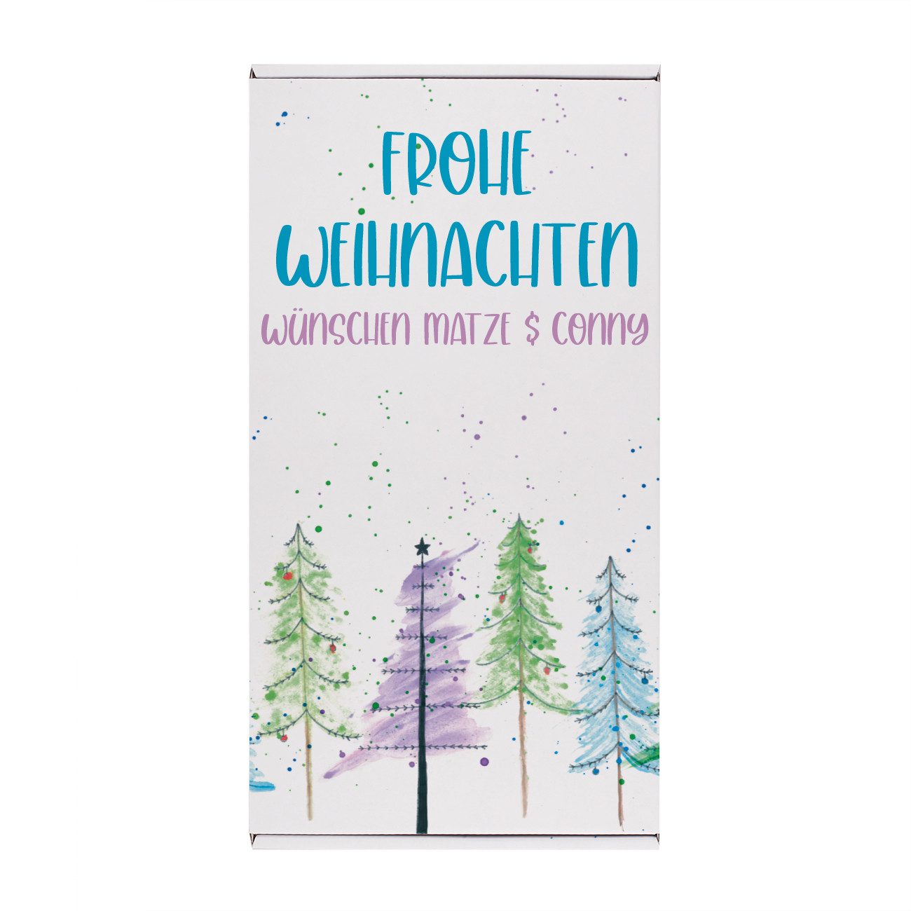 Herz & Heim Geschenkbox für Weihnachtsgeschenke - Geschenkverpackung zu Weihnachten, aus stabilem Karton
