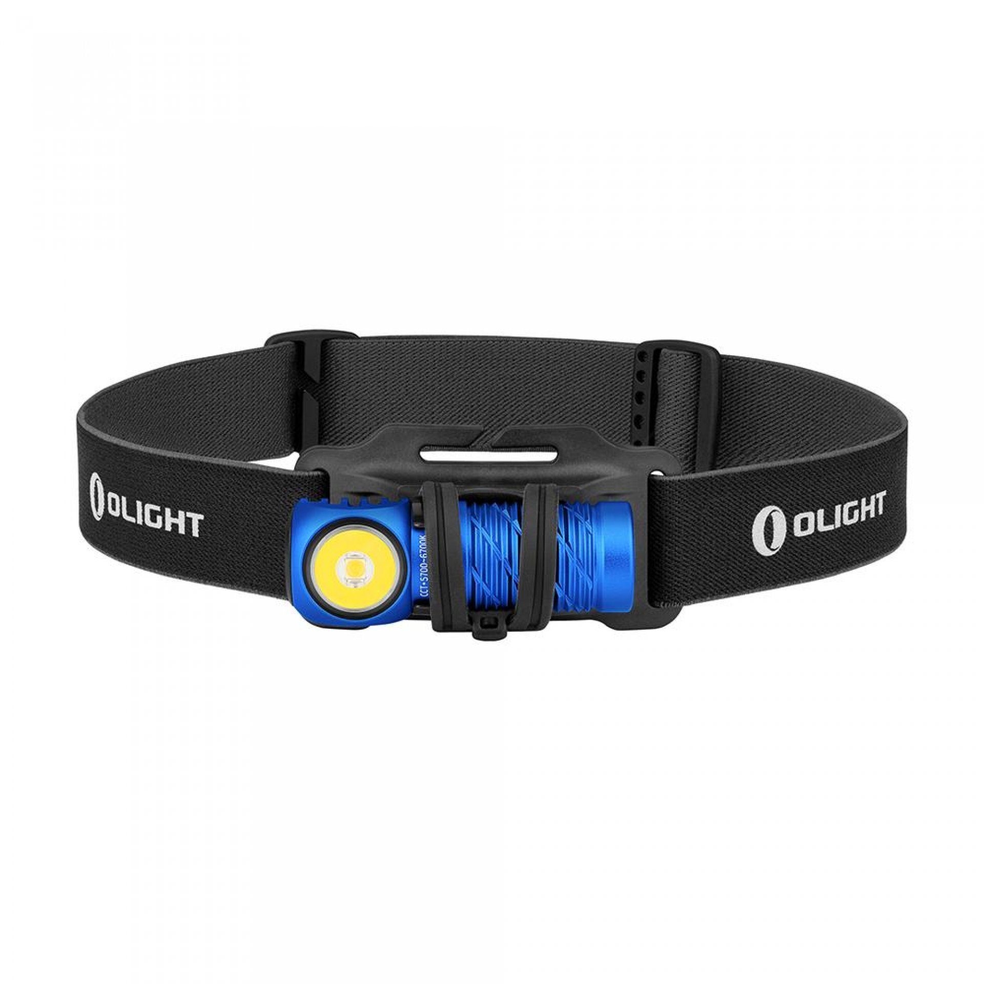 OLIGHT LED Taschenlampe Olight Perun 2 Mini Multifunktionslampe, für Nachtläufe, Campen und Wandern, IPX8 Blau