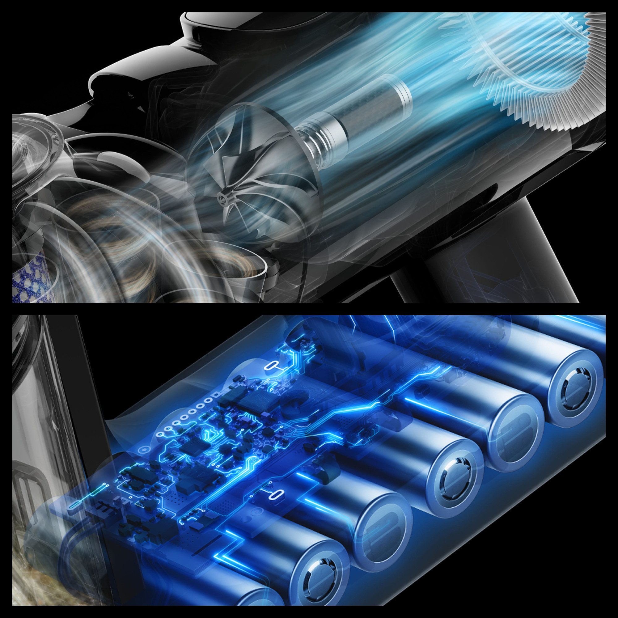 DYSON Akku-Hand-und Stielstaubsauger V8 Cyclone, beutellos, 150 AirWatt, 30 % mehr Leistung. 60 Minuten Laufzeit. – Bild 5 von 5