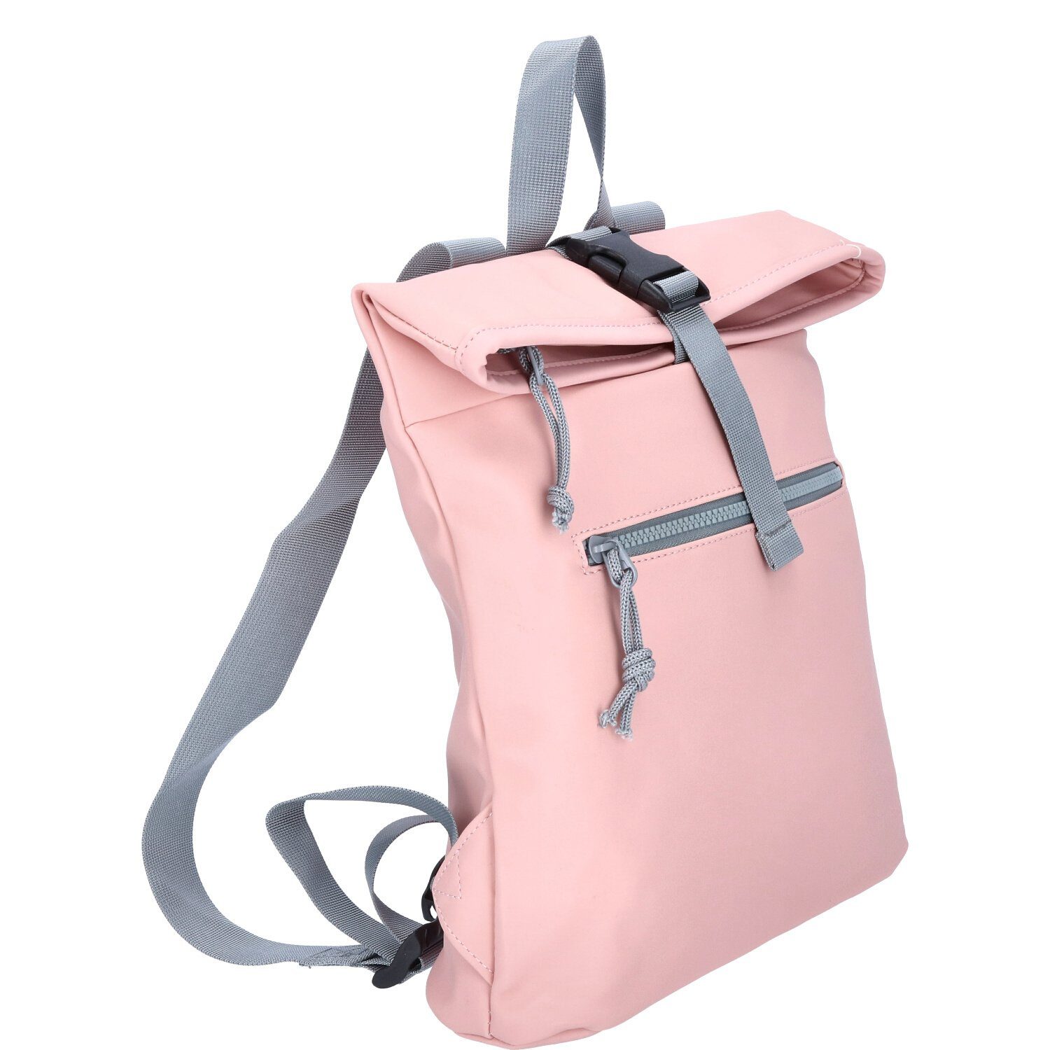 TheTrueC TheTrueC Rucksack Freizeitrucksack (Stück, rosa-grau Stück)