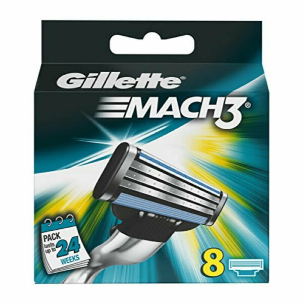 Gillette Rasierklingen recambios 3 MACH 8 cargador
