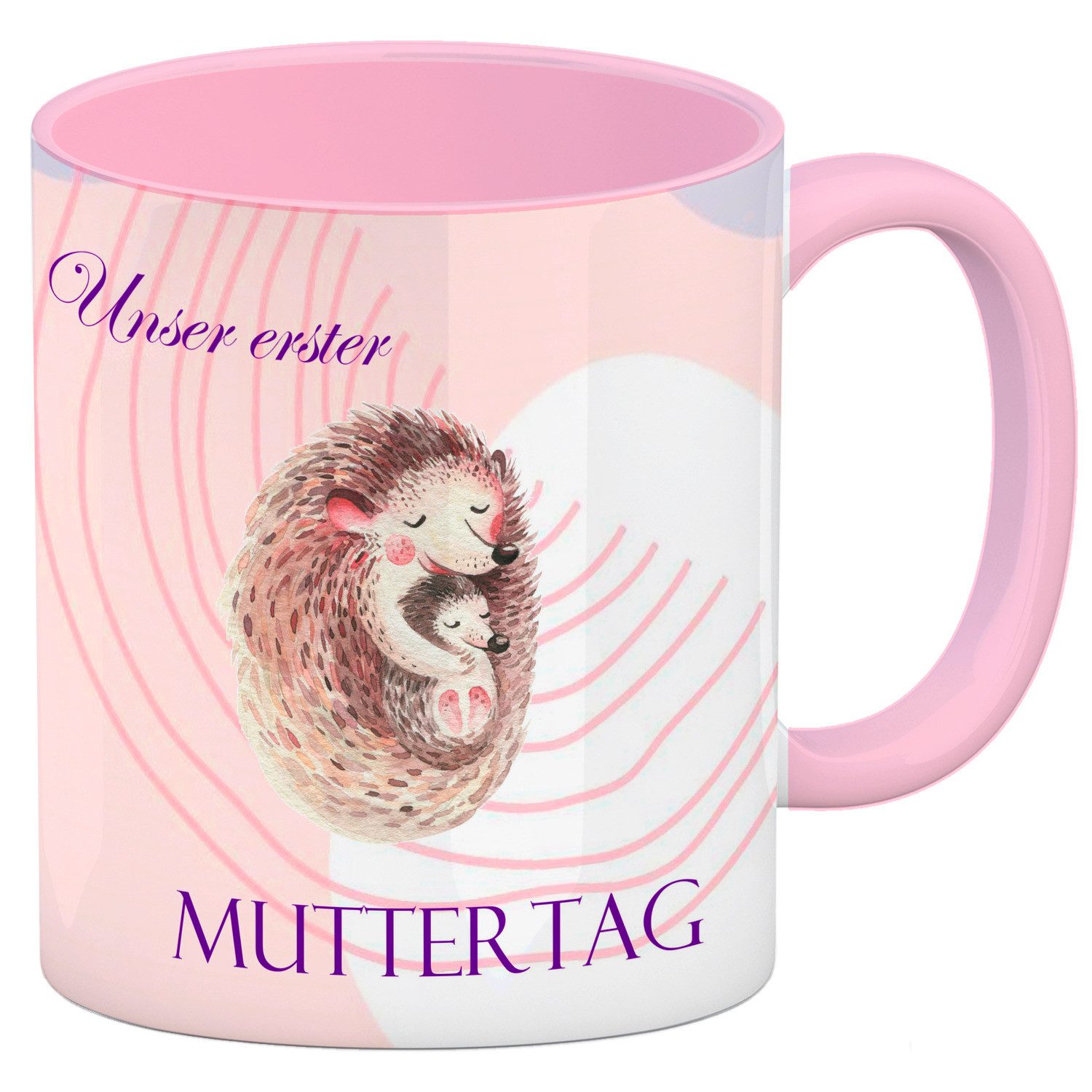 Tasse Unser erster Muttertag Kaffeebecher Rosa