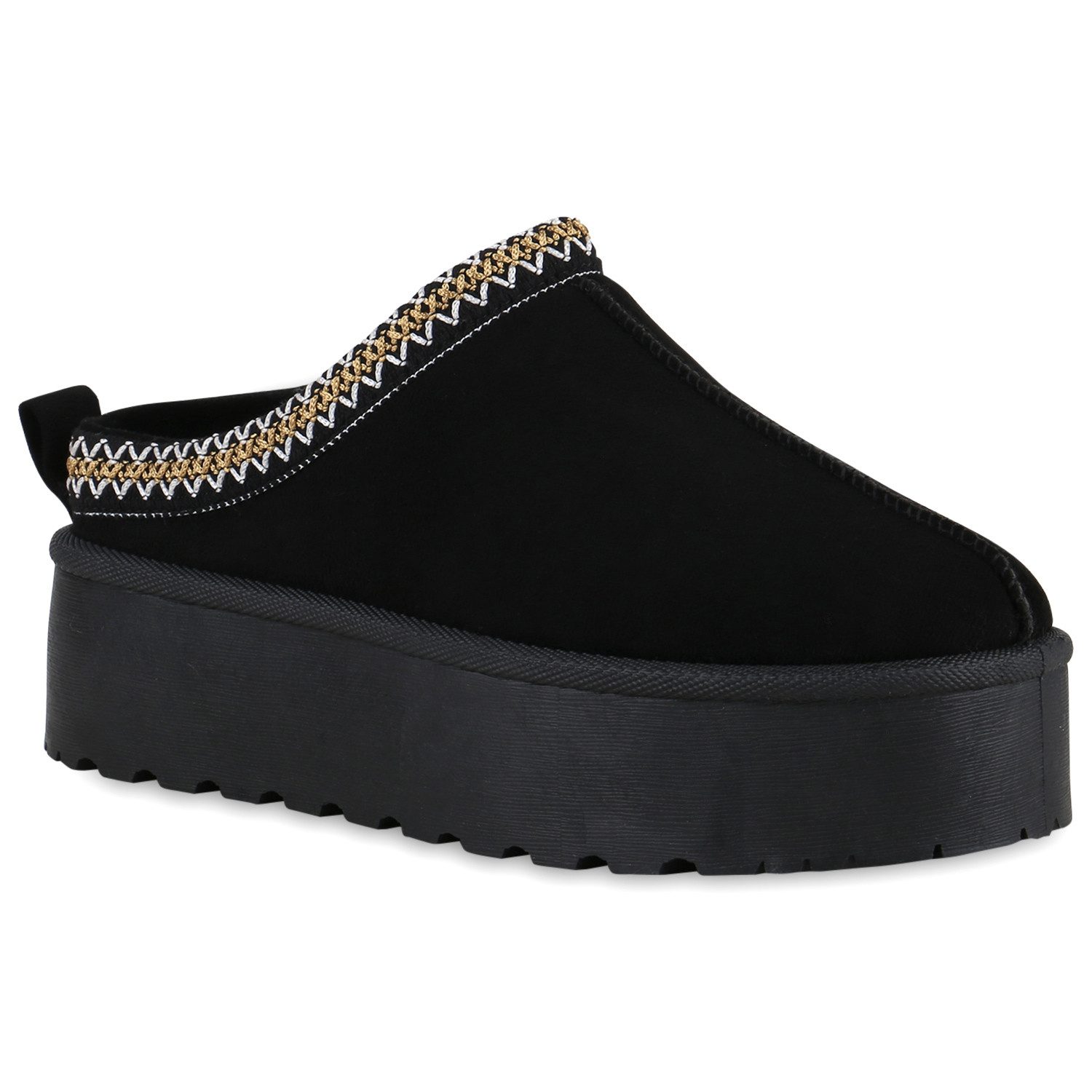 VAN HILL 840734 Hausschuh Damen Warm Gefütterte Pantoffeln Домашняя обувь Bequeme Prints