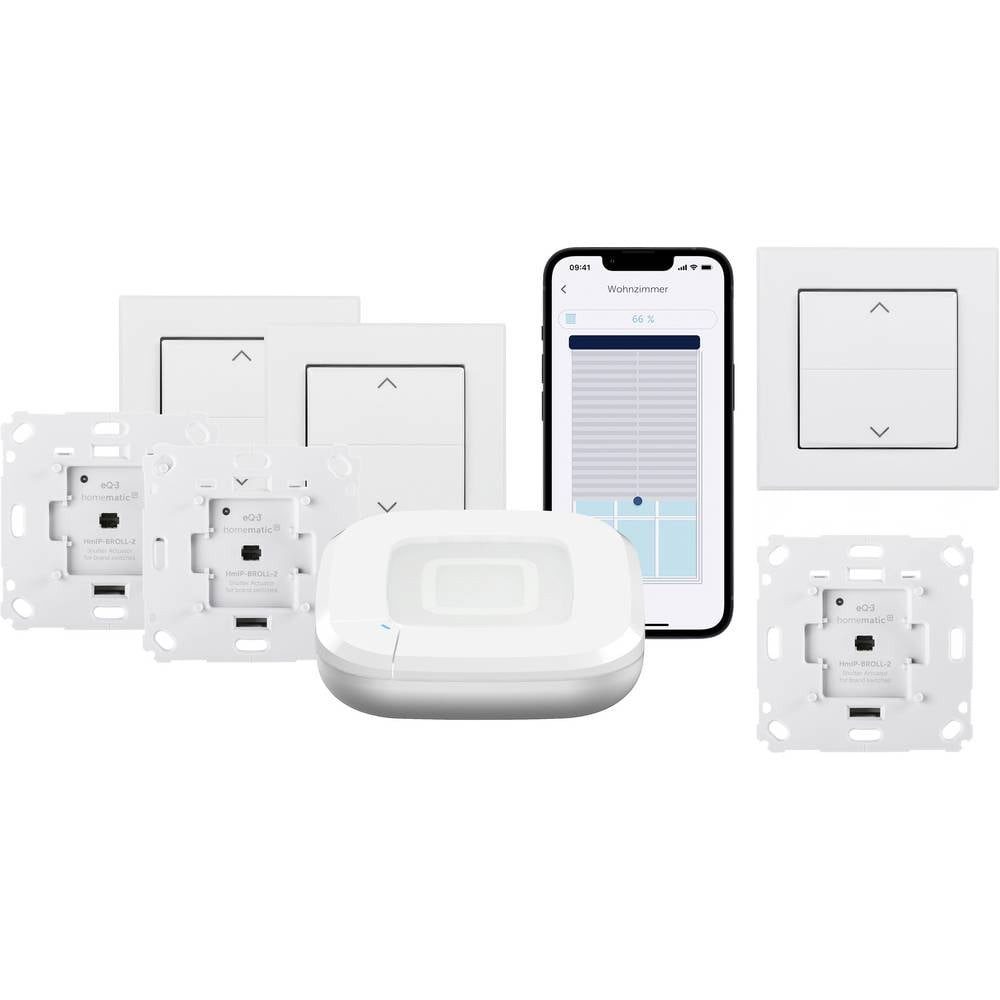 Homematic IP 162171A0+151322A0+153001A0 Smart-Home Starter-Set