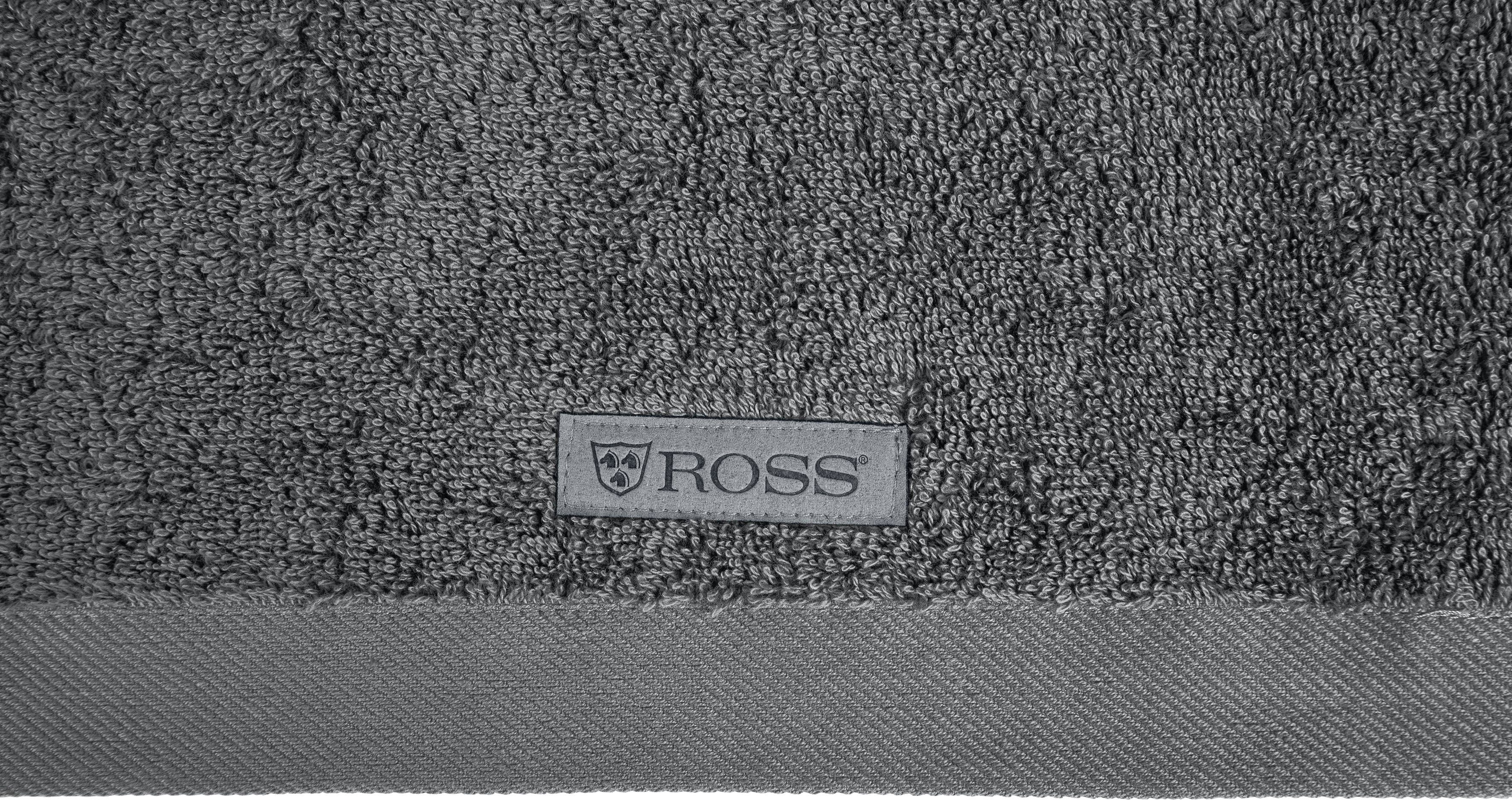 ROSS Waschhandschuh Sinfonie (6-tlg), Unifarben in schiefer modernen