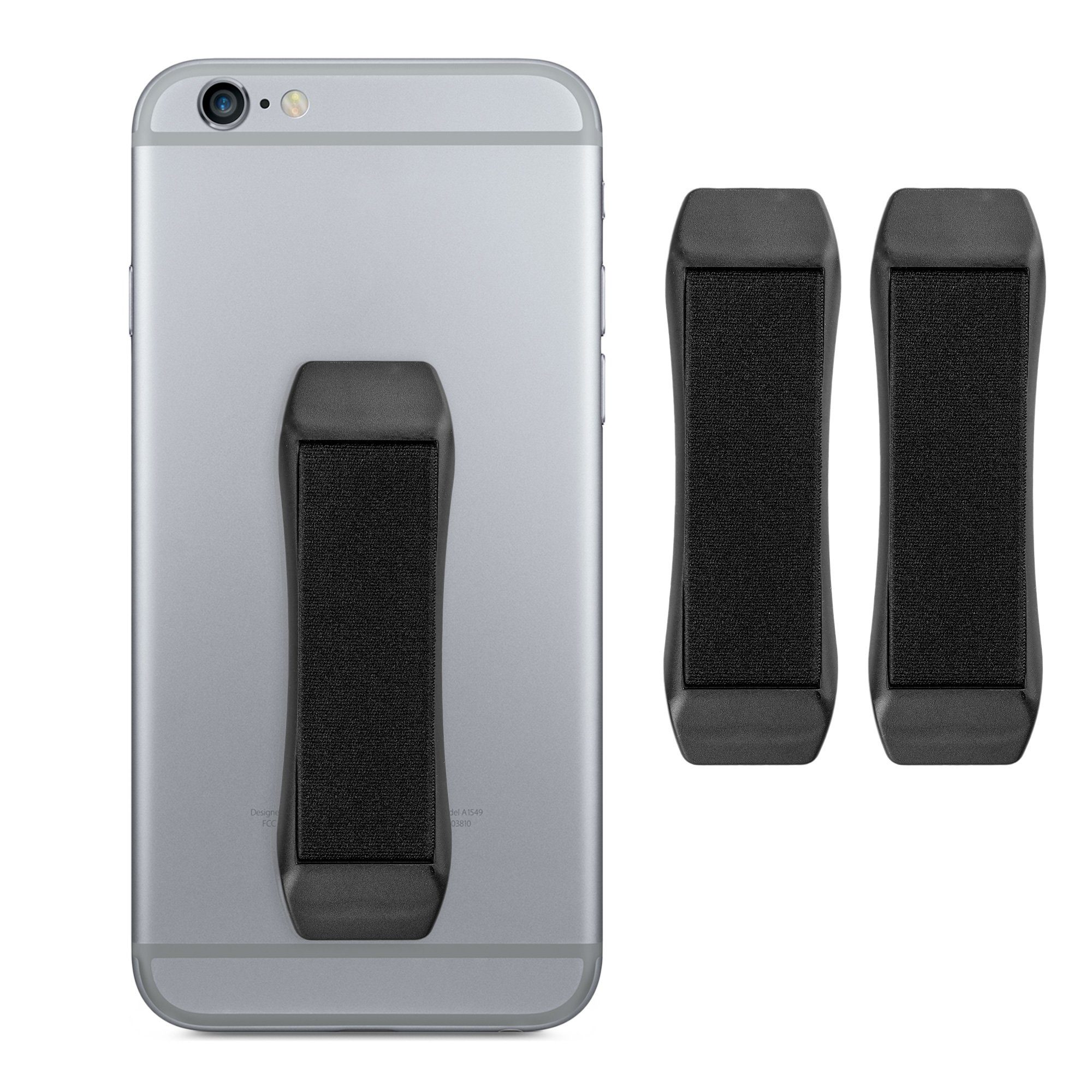 kwmobile Smartphone Fingerhalter 3er Set - für bessere Bedienung Fingerhalter, (3-tlg)