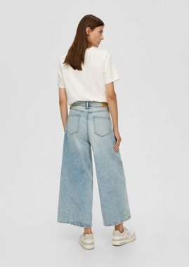 s.Oliver 7/8-Jeans Jeans-Culotte Suri / Regular Fit / High Rise / Wide Leg Waschung, Label-Patch