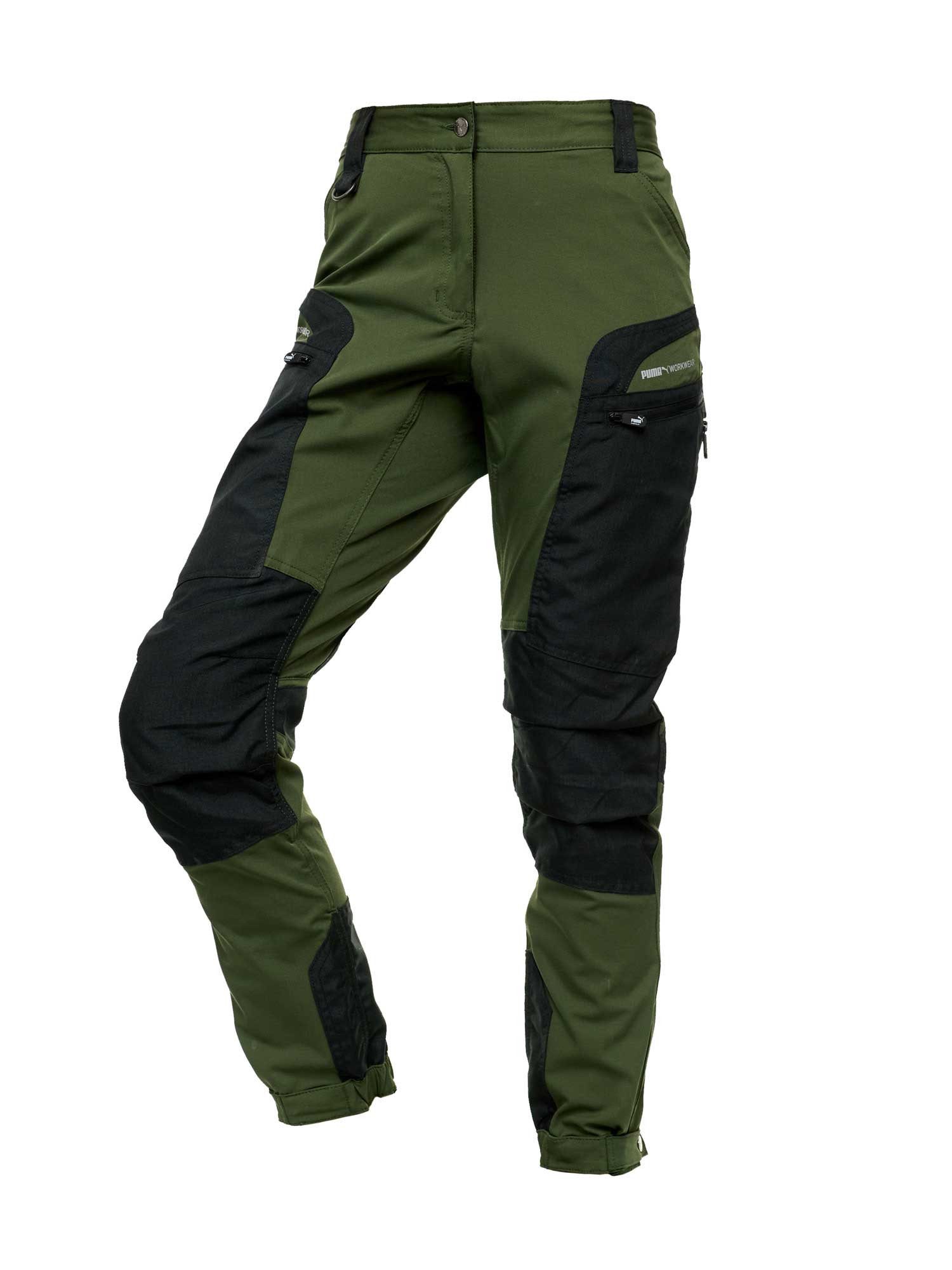 PUMA Workwear Outdoorhose Wanderhose Damen - Outdoor Брюки für Damen, Verstellbare Knopfleiste Verstärktes Nylon für Langlebigkeit - 4-Wege-Stretch - Atmungsaktiv
