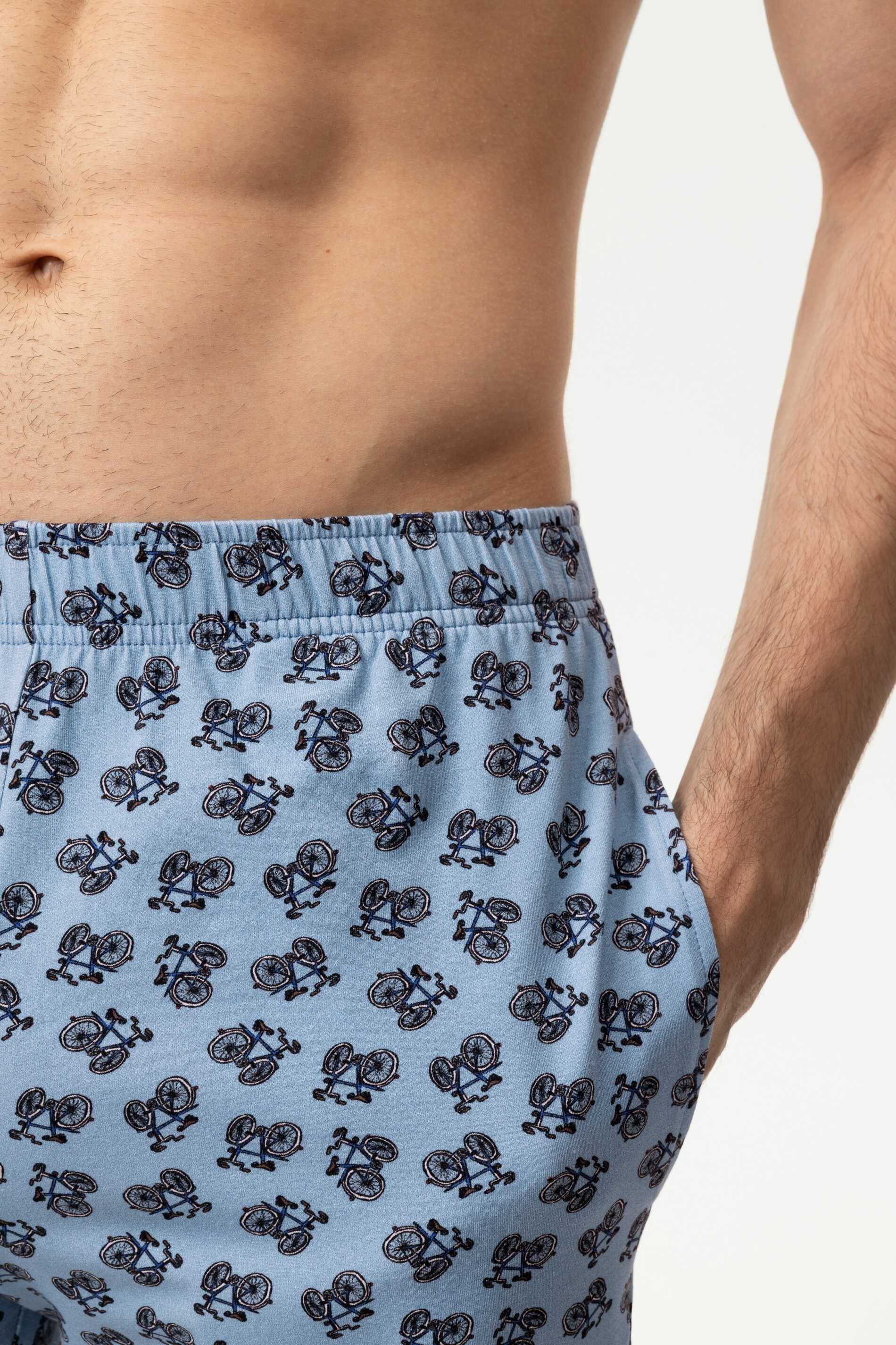 Mey Schlafhose Mey male Hose kurz Serie mey x LORIOT (1-tlg) Limited Edition mit LORIOT