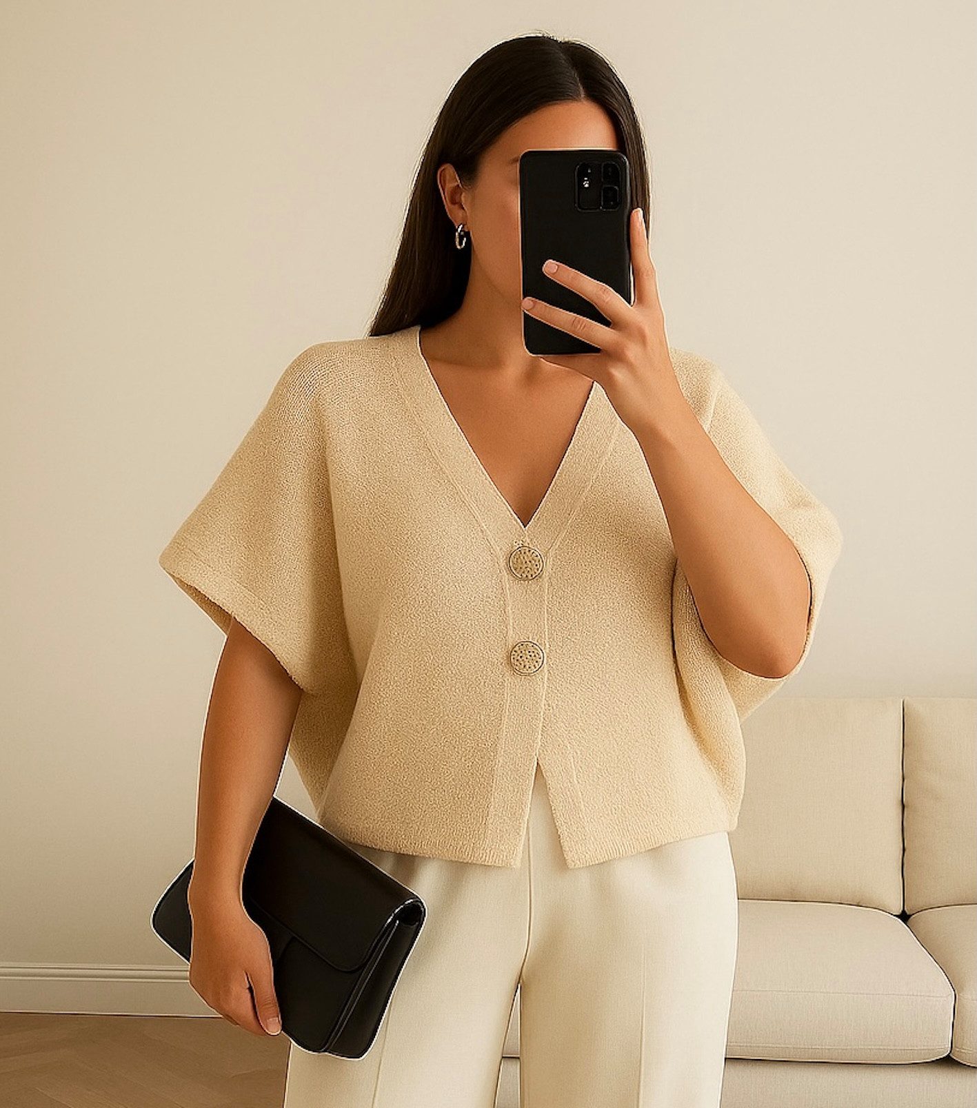 Worldclassca Strickjacke WORLDCLASSCA Strickjacke kurzarm Cardigan günstig online kaufen