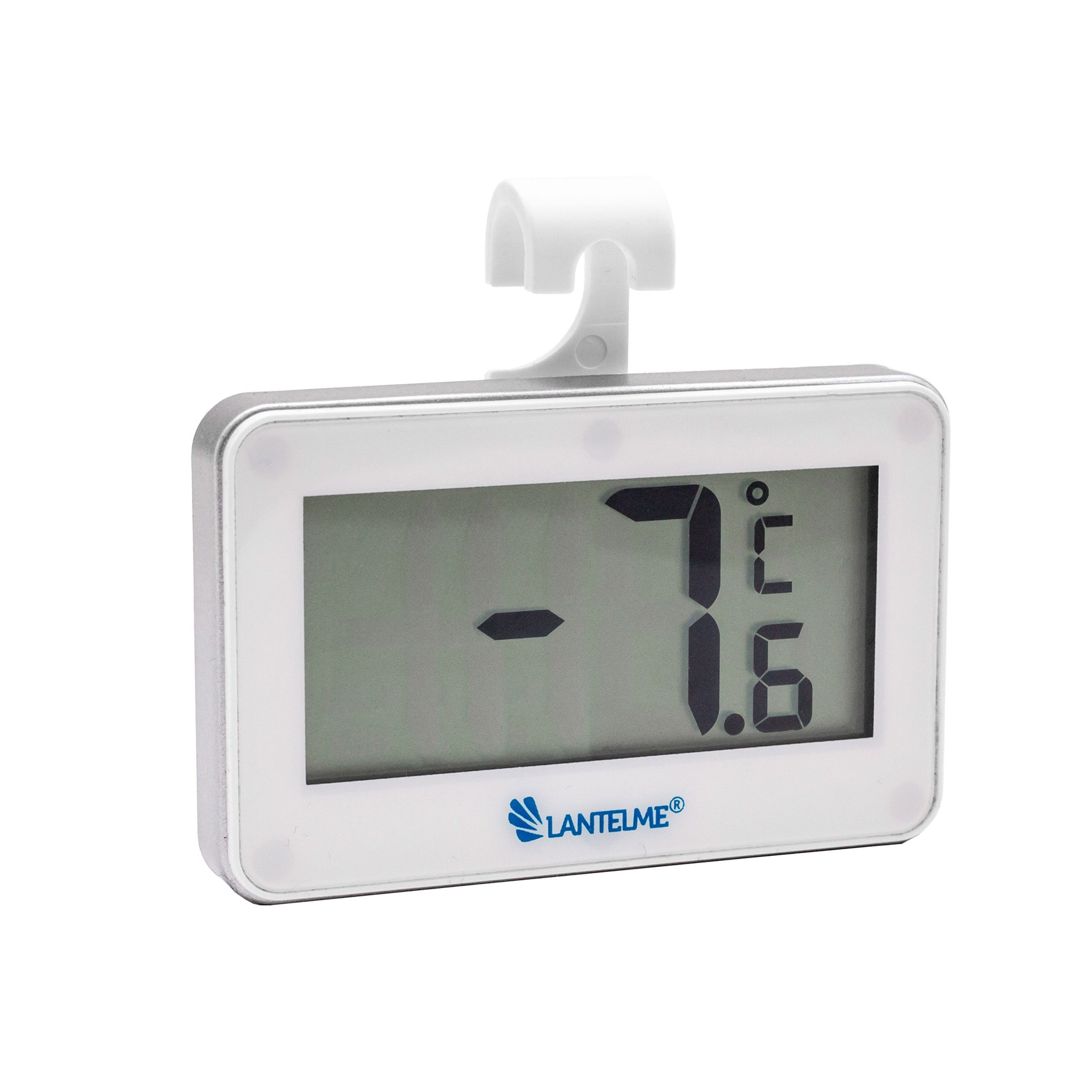 Lantelme Kühlschrankthermometer Kühlschrankthermometer - Gefrierschrankthermometer, 7978, Digitale Anzeige mit großen zahlen