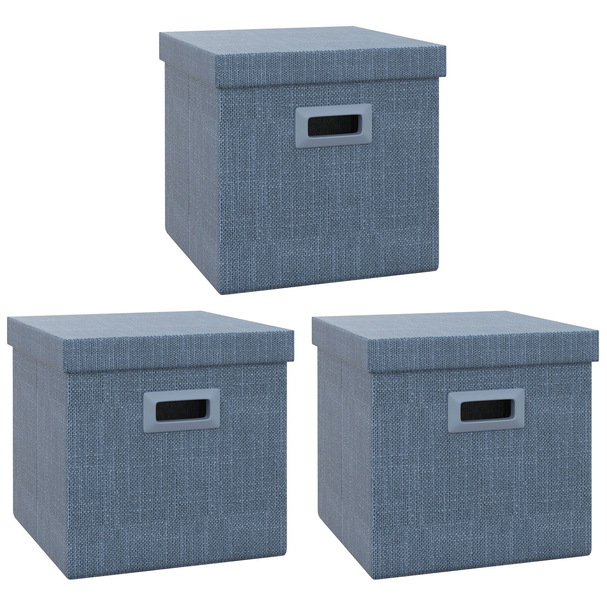 HOMCOM Truhe Faltbare Aufbewahrungsbox, 3er-Set (stapelbare günstig online kaufen