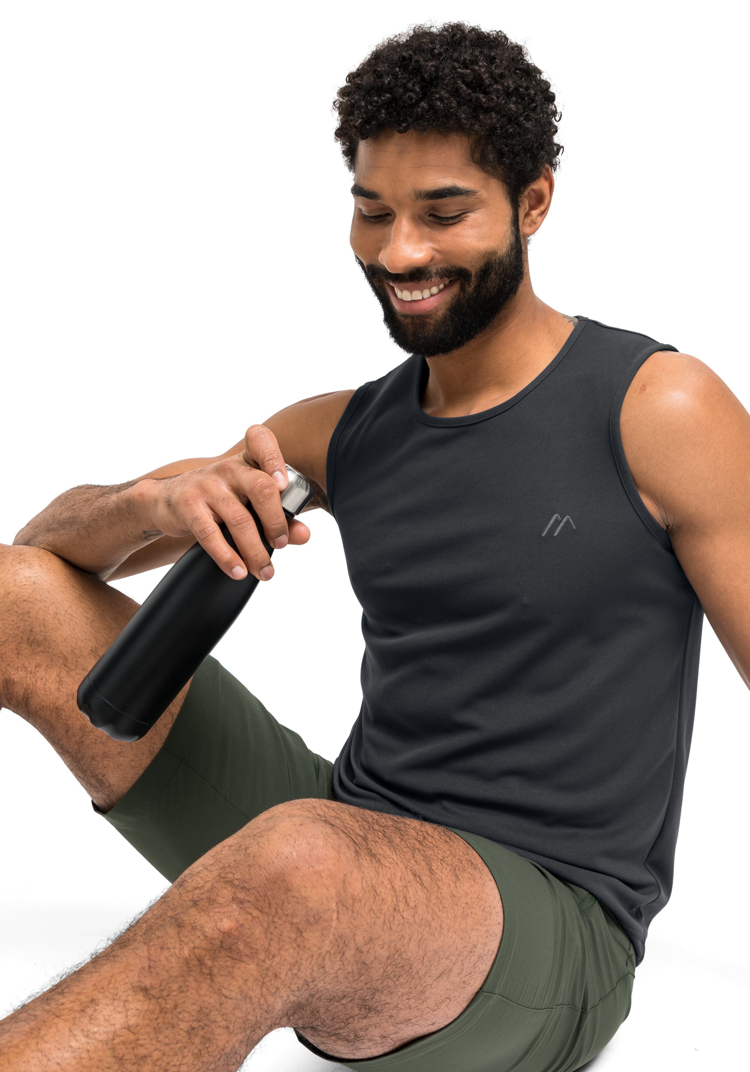 Maier Sports Funktionsshirt Peter Herren rundhals Tank-Top, pique Outdoor-S günstig online kaufen