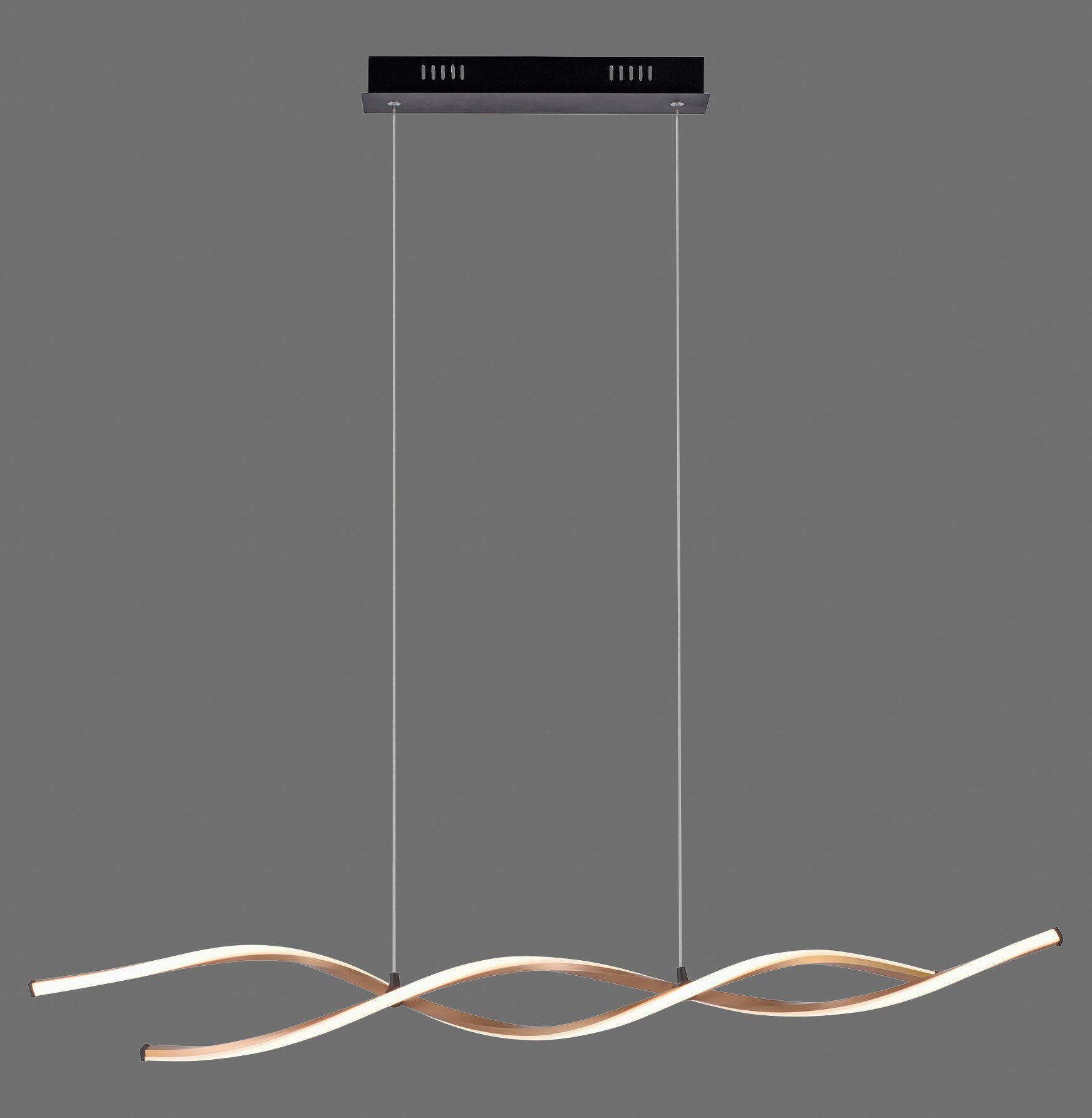 Paul Neuhaus Pendelleuchte POLINA, Dimmfunktion, LED fest integriert, Warmweiß, festverbaute LED, stufenlos dimmbar über Wandschalter, warmweiß