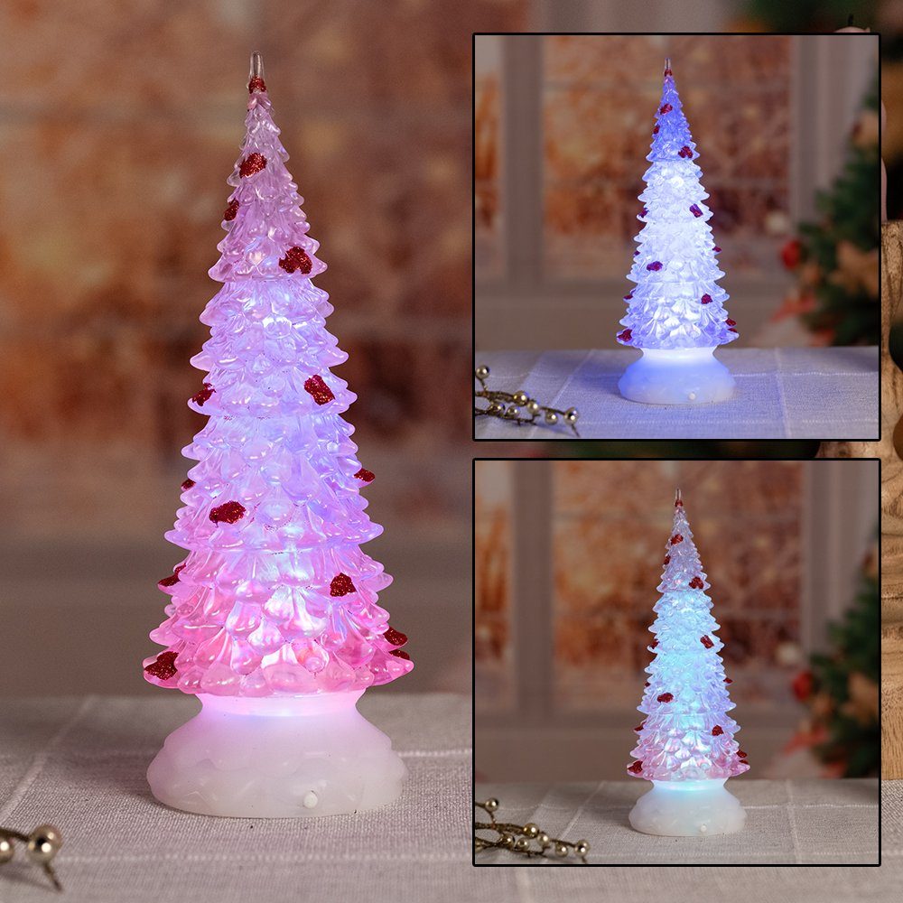 etc-shop LED Dekolicht, Weihnachtsbaum Lampe Tischleuchte Weihnachtslicht
