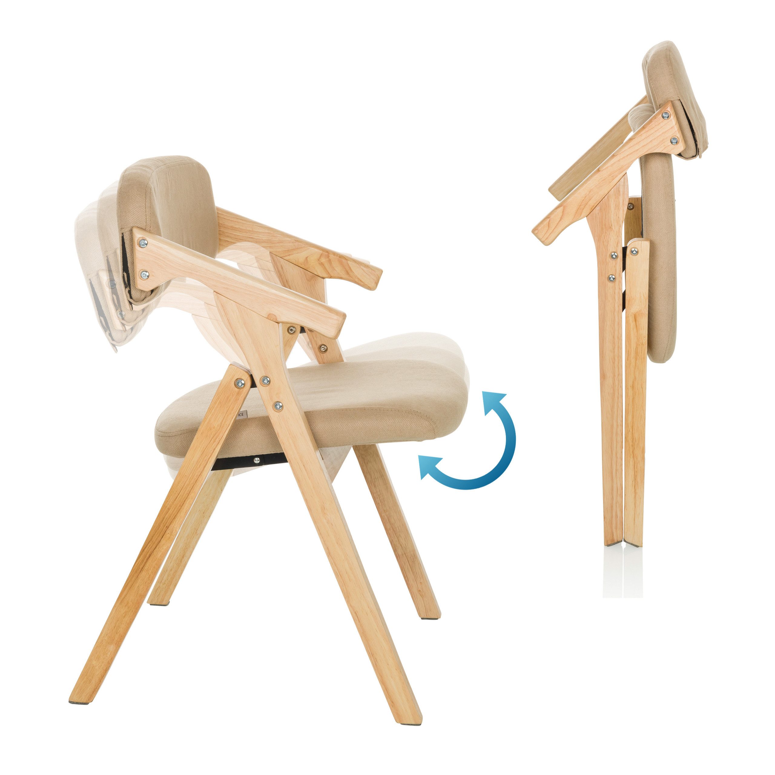hjh OFFICE Klappstuhl Klappstuhl SCANDIO Stoff günstig online kaufen