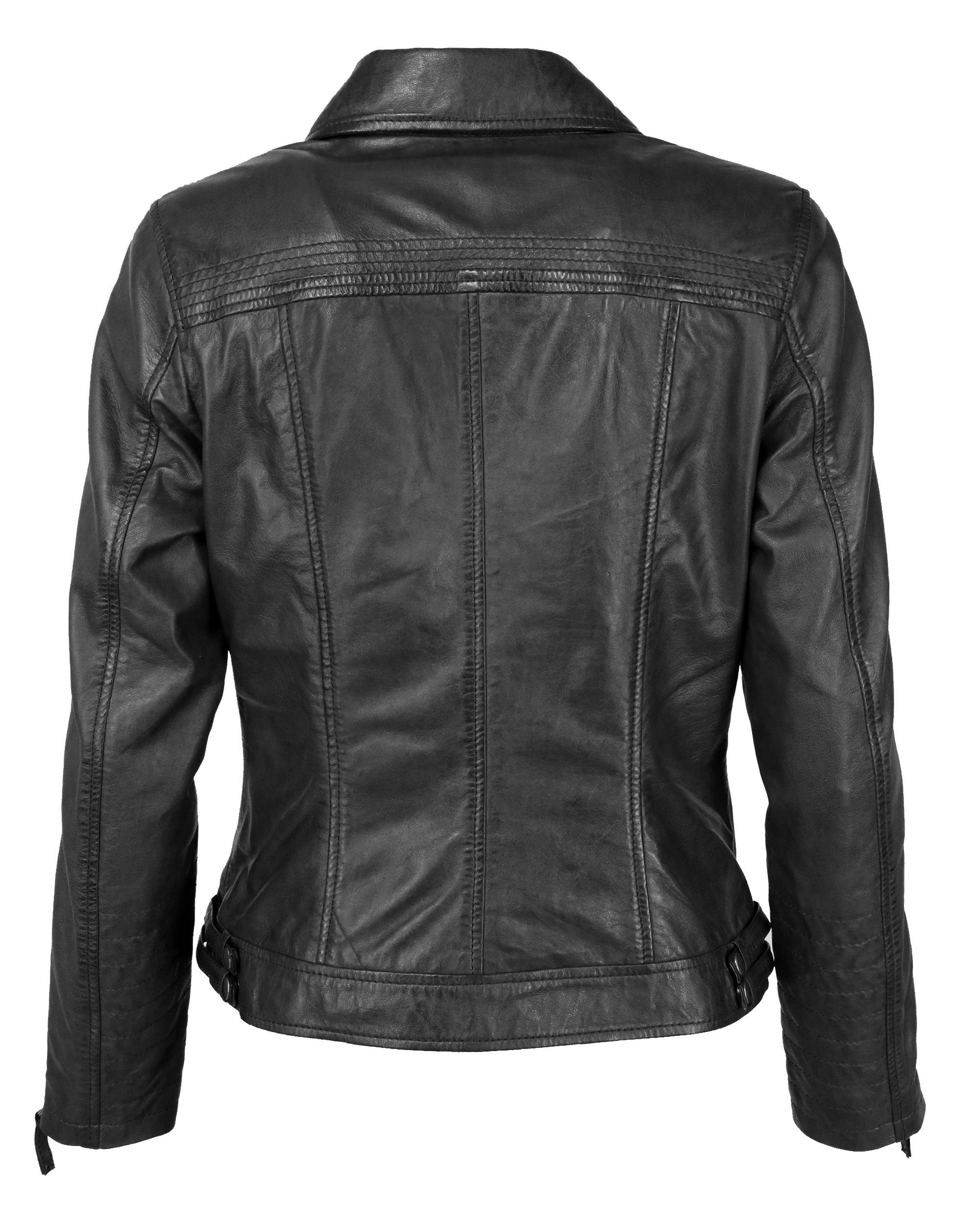 8533 black JCC Lederjacke