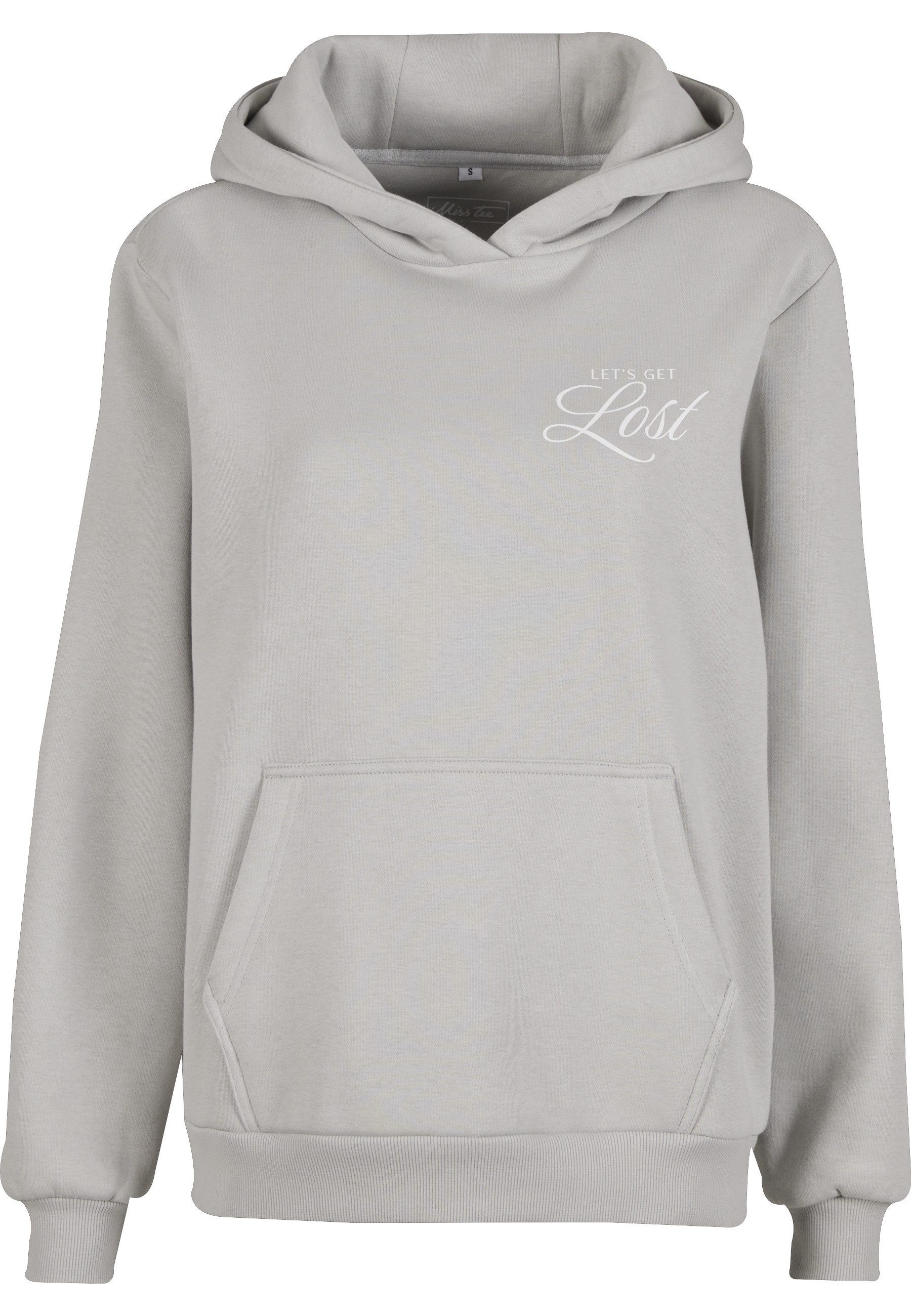 Kapuzensweatshirt Miss Tee Lost Flowers Ladies Fluffy Hoody