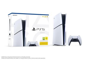 Playstation PS5 Konsole Slim Disk Laufwerk + Gran Turismo 7 Spiel Bundle 1TB (Bundle), Bundle Set Console