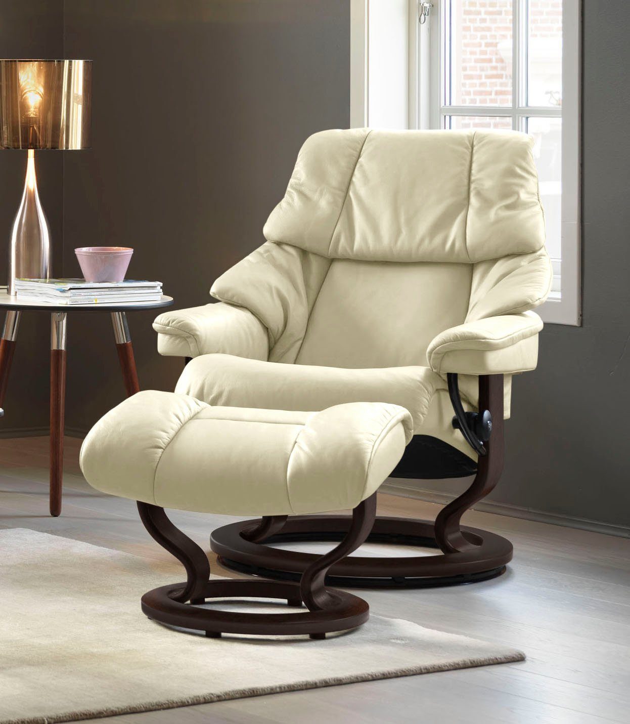 Stressless® Relaxsessel Reno, mit Classic Base, Größe S, M & L, Gestell Braun