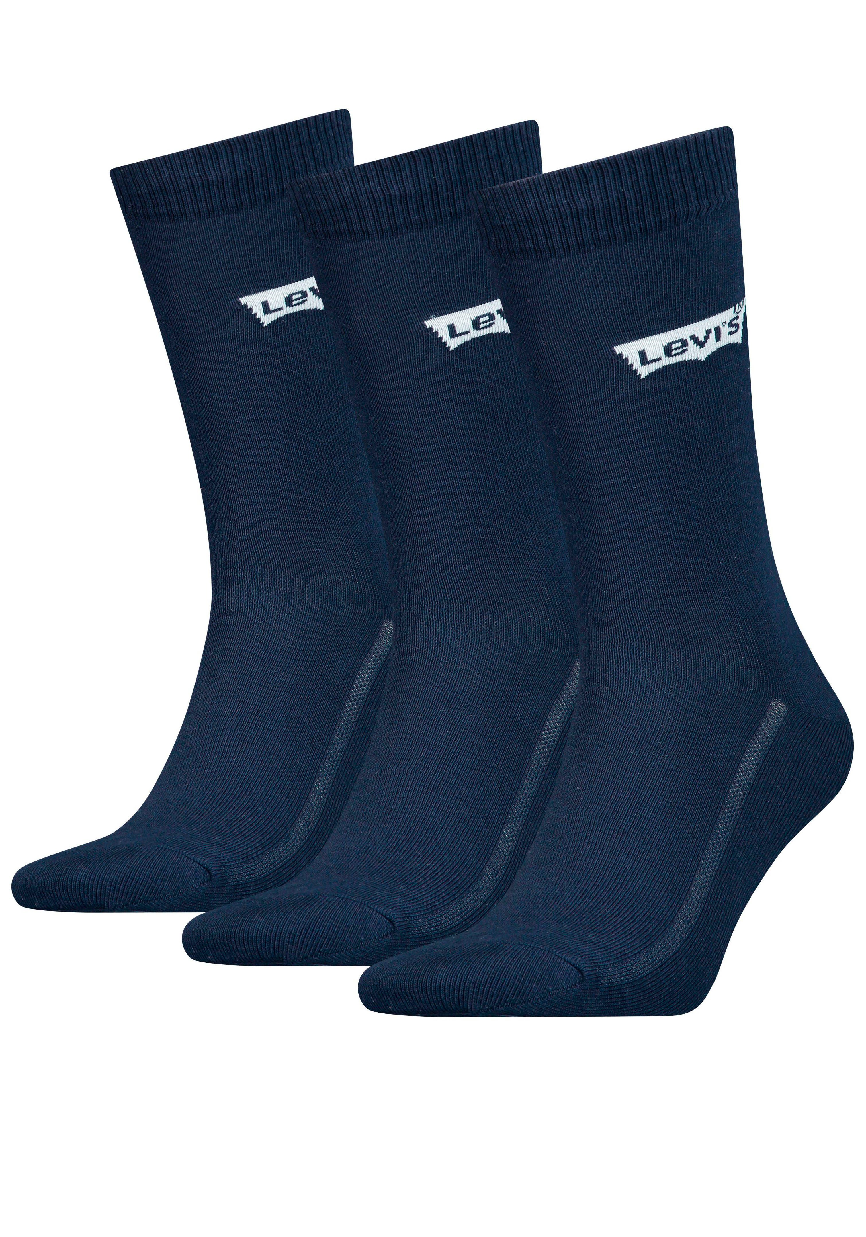 Levi's® Socken LEVIS REGULAR CUT BW LOGO RECYCL CO 3P (Packung, 3-Paar, 2er günstig online kaufen