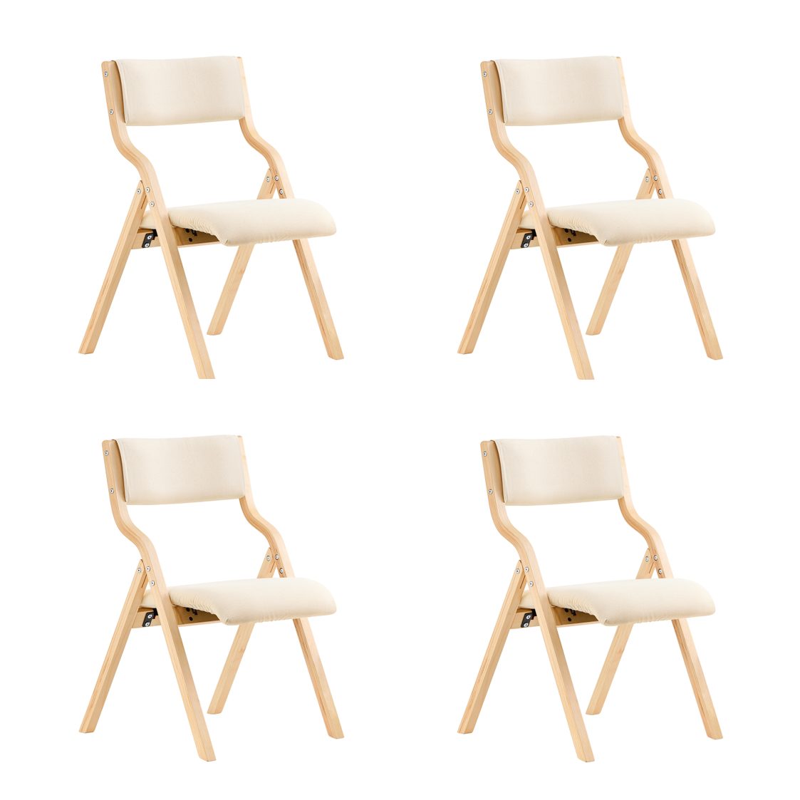 SoBuy Klappstuhl FST40, Küchenstuhl, Esszimmerstuhl, Holzstuhl, günstig online kaufen