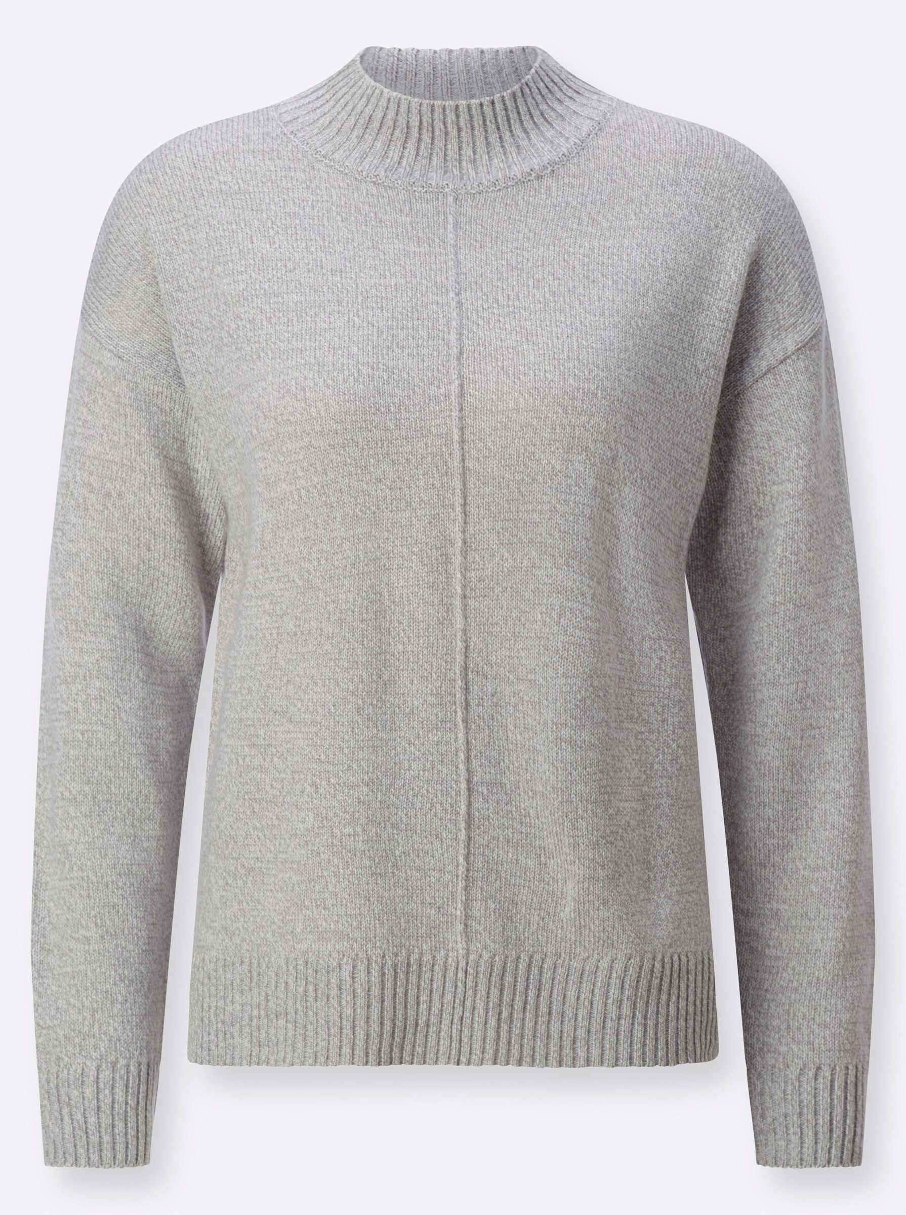 Witt Strickpullover Stehkragen-Pullover Langarm Jersey