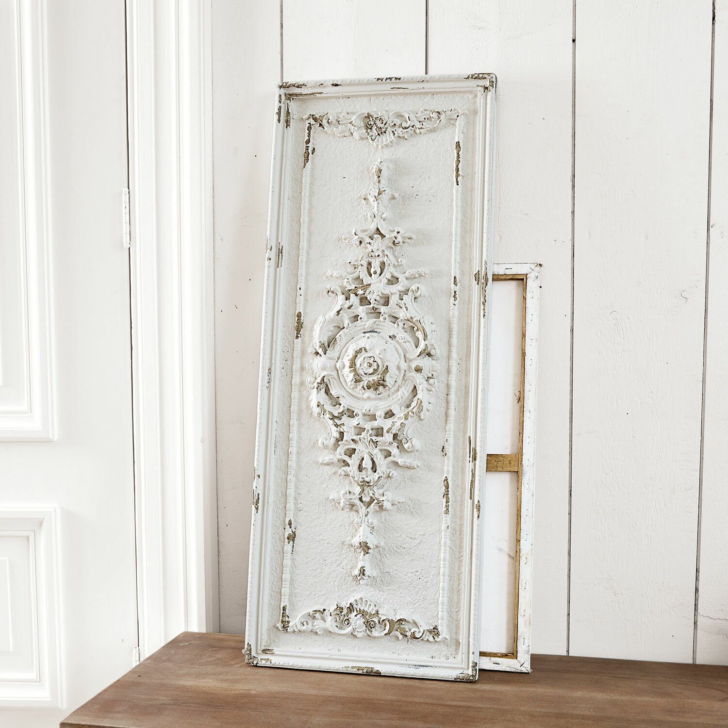 Mirabeau Wanddekoobjekt Deko-Paneel Corsy antikweiß