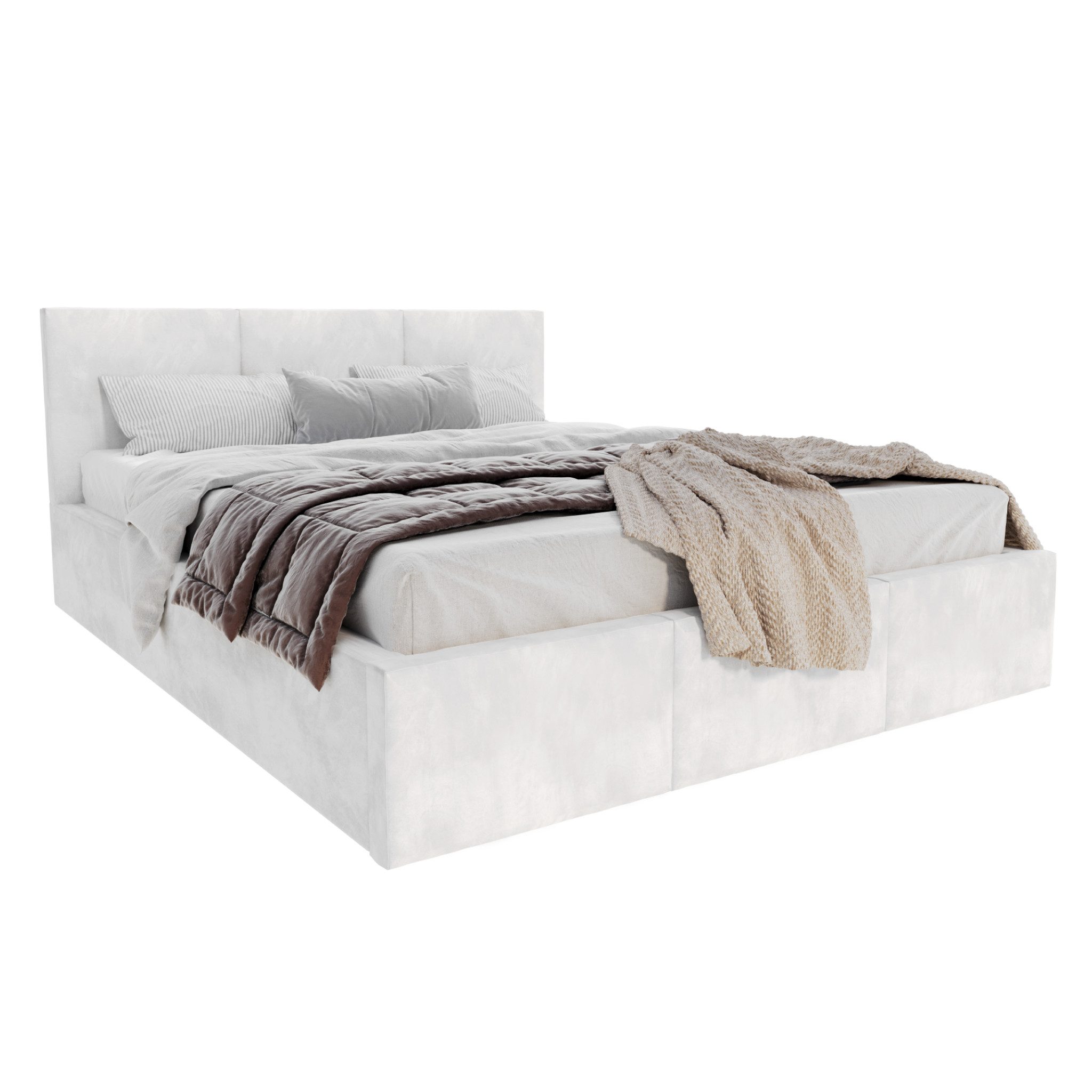 FDM Polsterbett AMBER modern mit Bettkasten günstig online kaufen