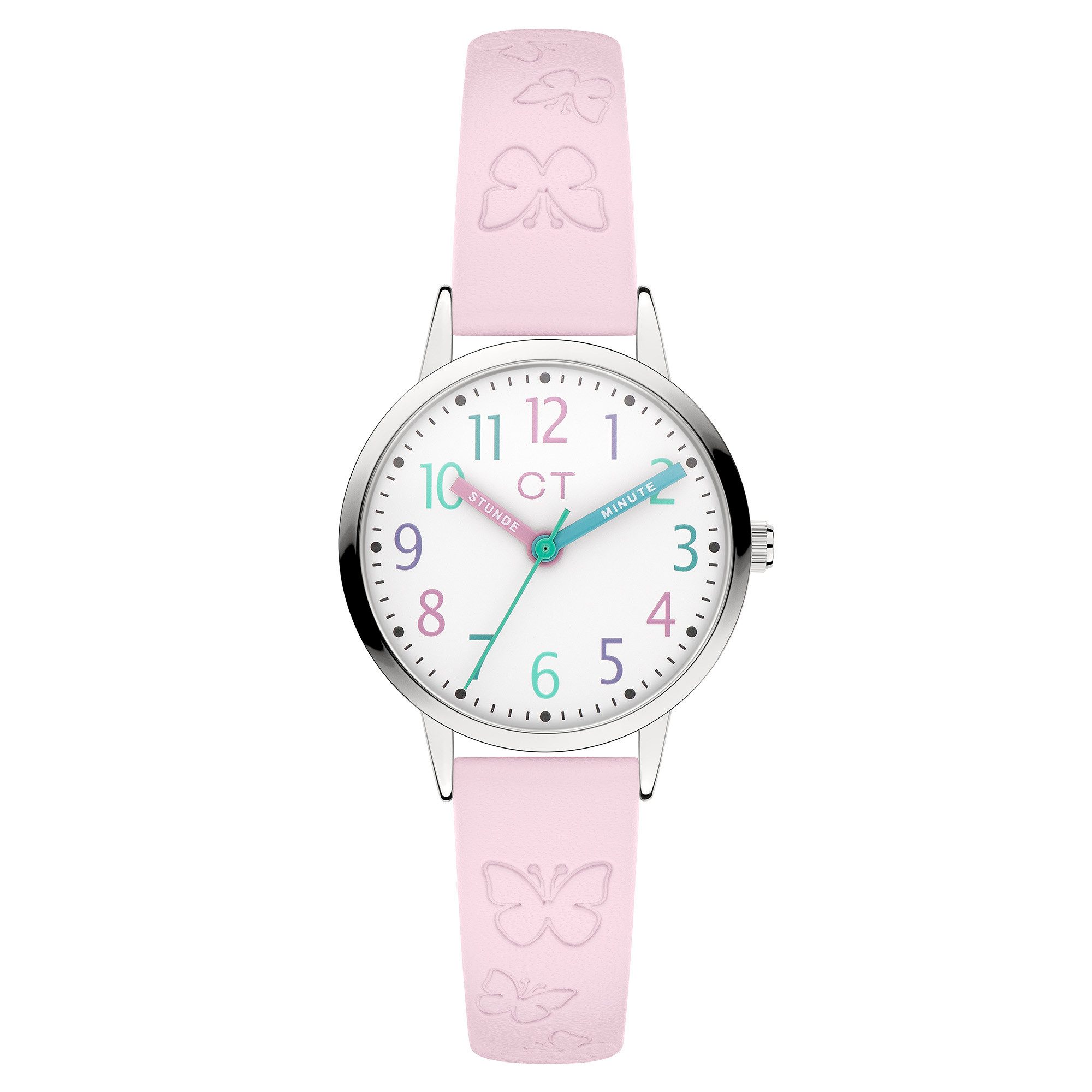 COOL TIME Quarzuhr The Cool Pink Butterfly CT-0060-LQ, Armbanduhr, Kinderuhr, Mädchen, analog