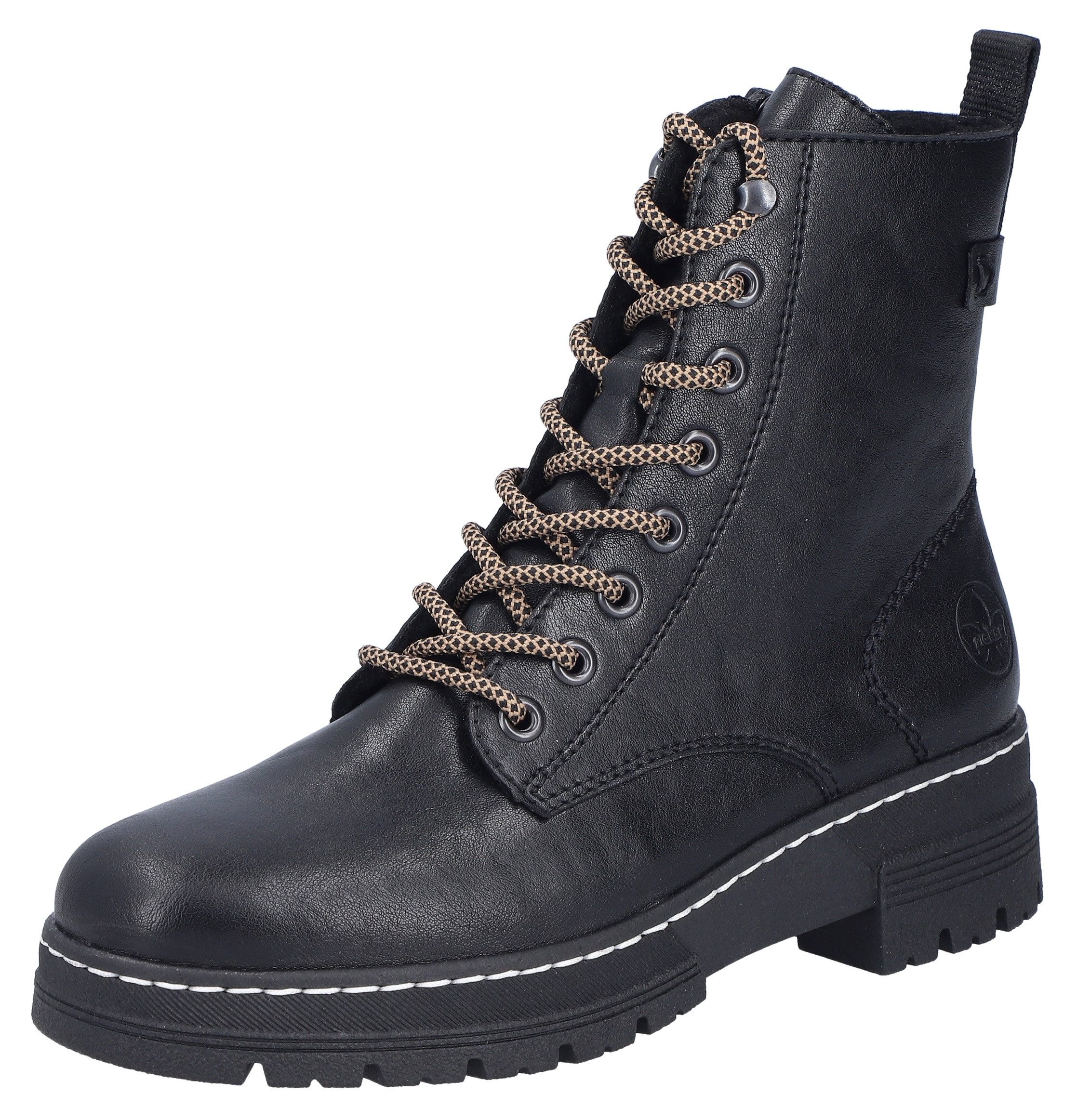 Rieker Schnürstiefelette Schnürboots, Plateauboots, Profilsohle, mit günstig online kaufen