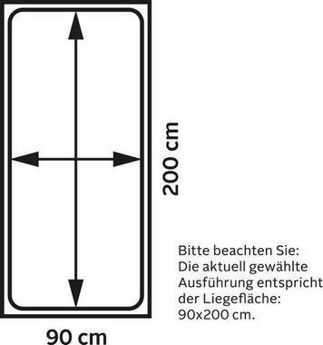 rauch Bett Flexx, inklusive Schubkästen