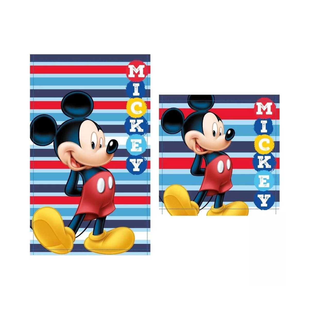 Disney Badetücher Disney Mickey Handtuchset, Baumwolle (1-St)