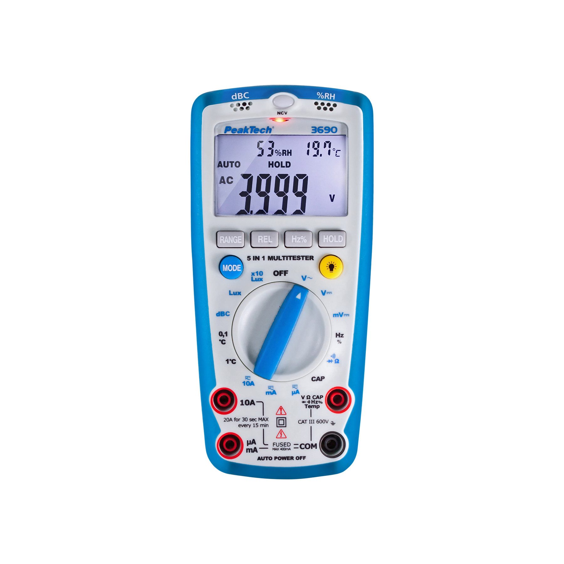 PeakTech Multimeter PEAKTECH Multimeter, P 3690, mit Umweltmessungen