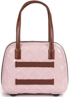 Stratic Beautycase Leather&More rose, Handtasche Damen Tasche Damen Henkeltasche