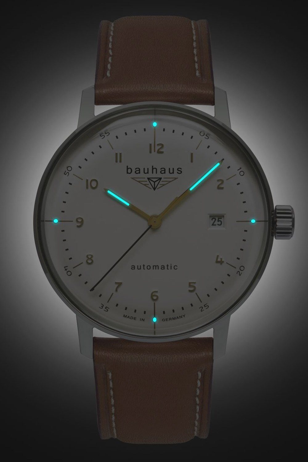 bauhaus Automatikuhr Automatik mit Lederband