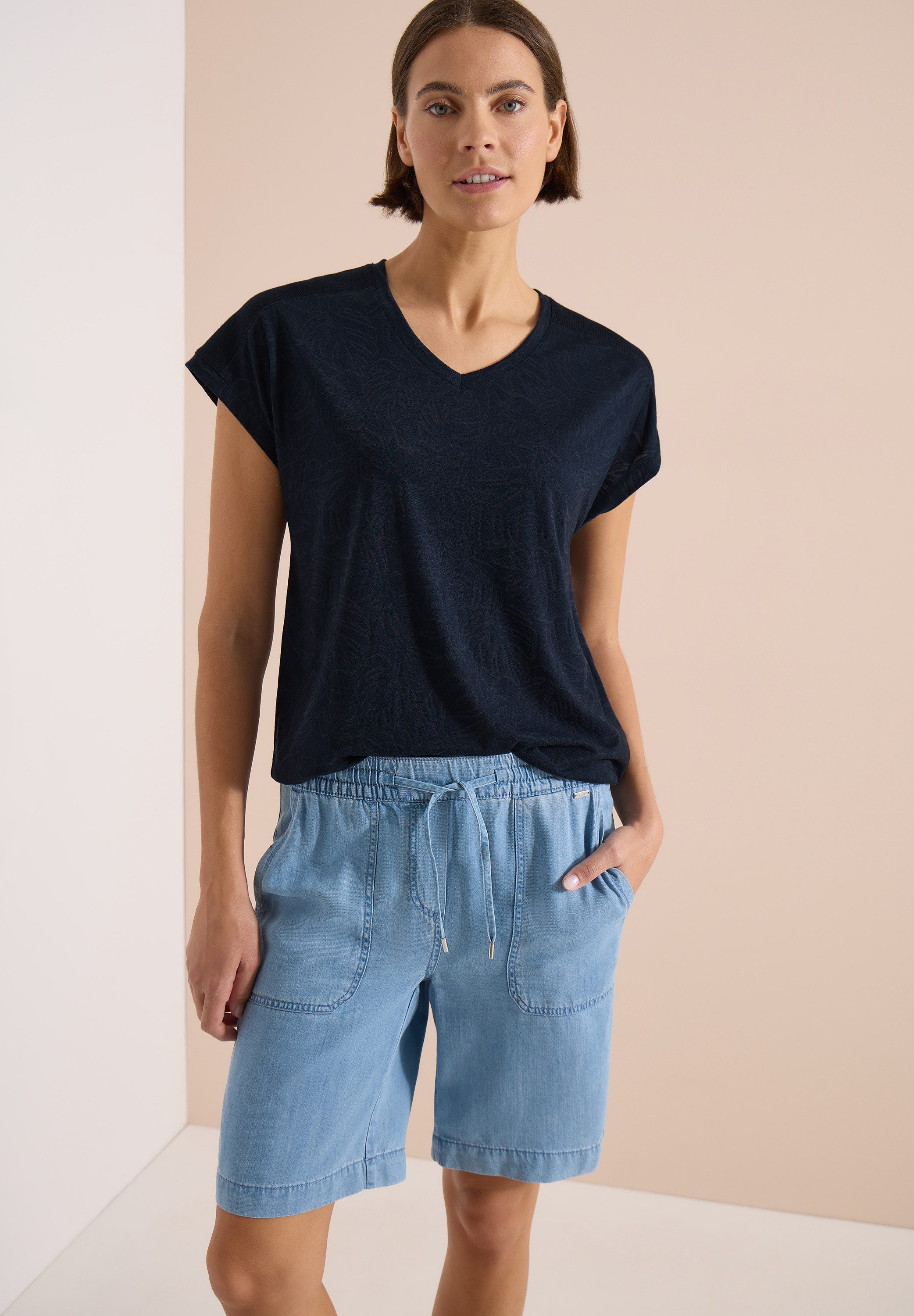 CECIL T-Shirt im soften Baumwoll-Mix