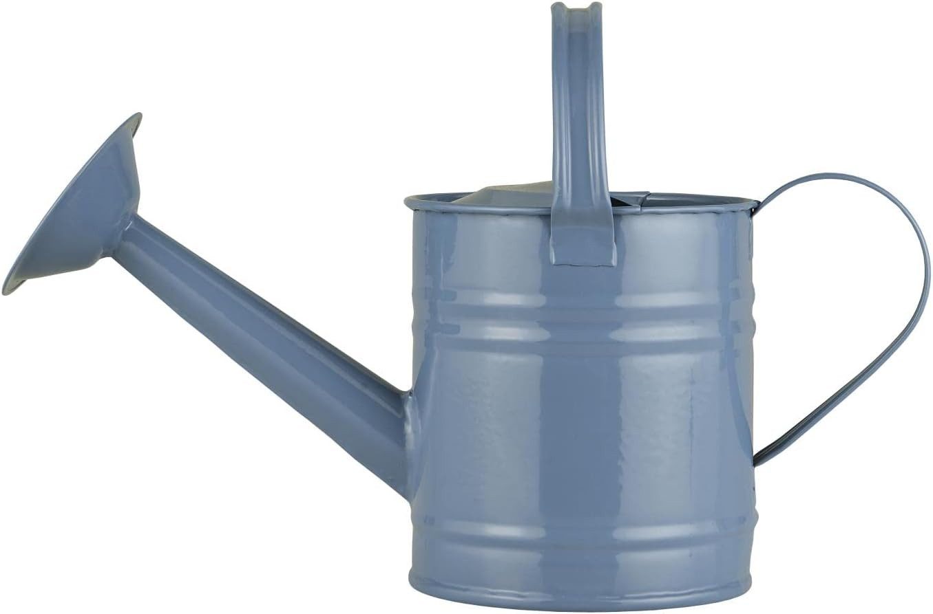 Ib Laursen Gießkanne Gießkanne Kindergießkanne Metall 0,8 Liter kleine Gießkanne Vintage (1 Kanne), Mit langem Ausgießer für präzises und sauberes Gießen