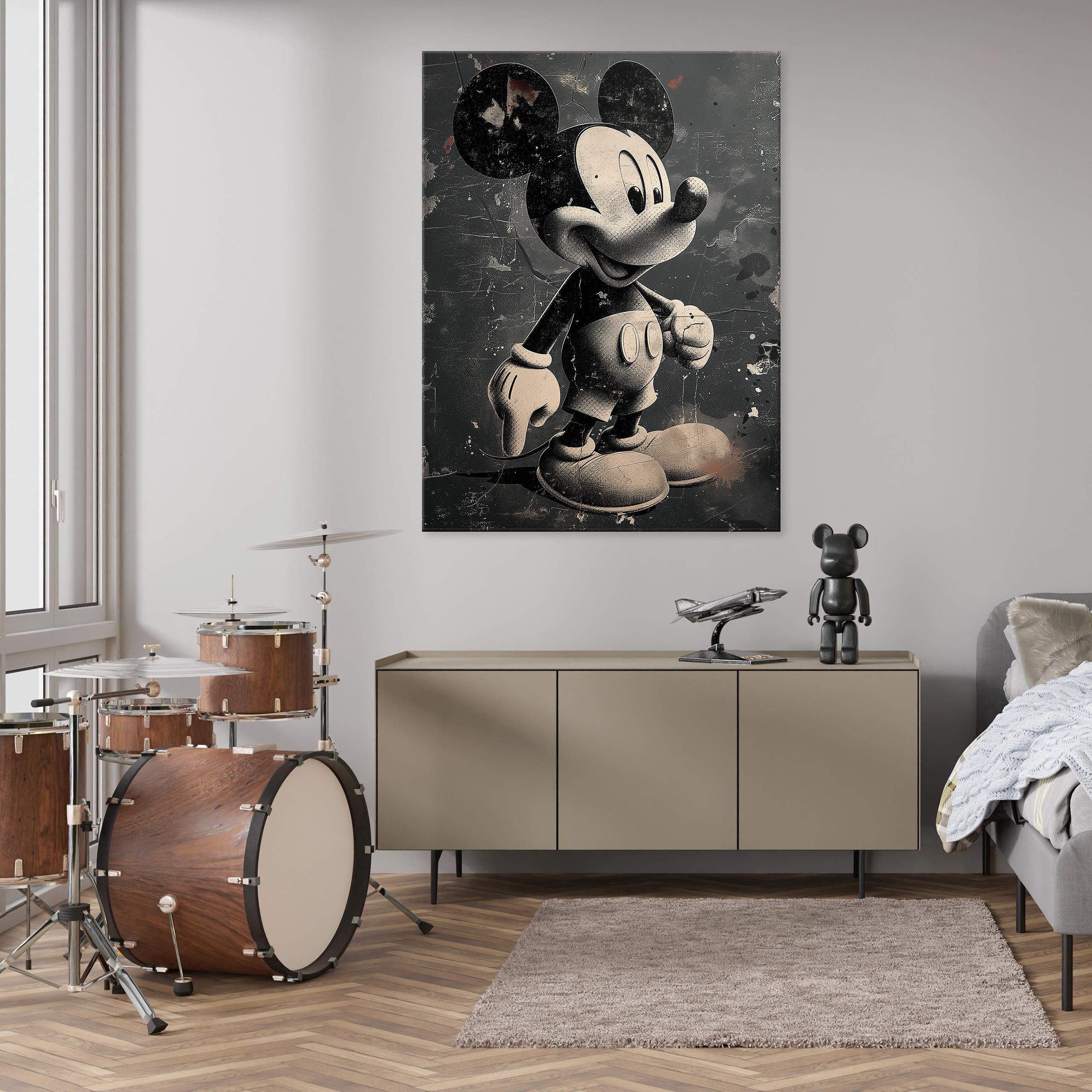 Wallarena Leinwandbild Kinderzimmer Mädchen Jungen Mickey günstig online kaufen