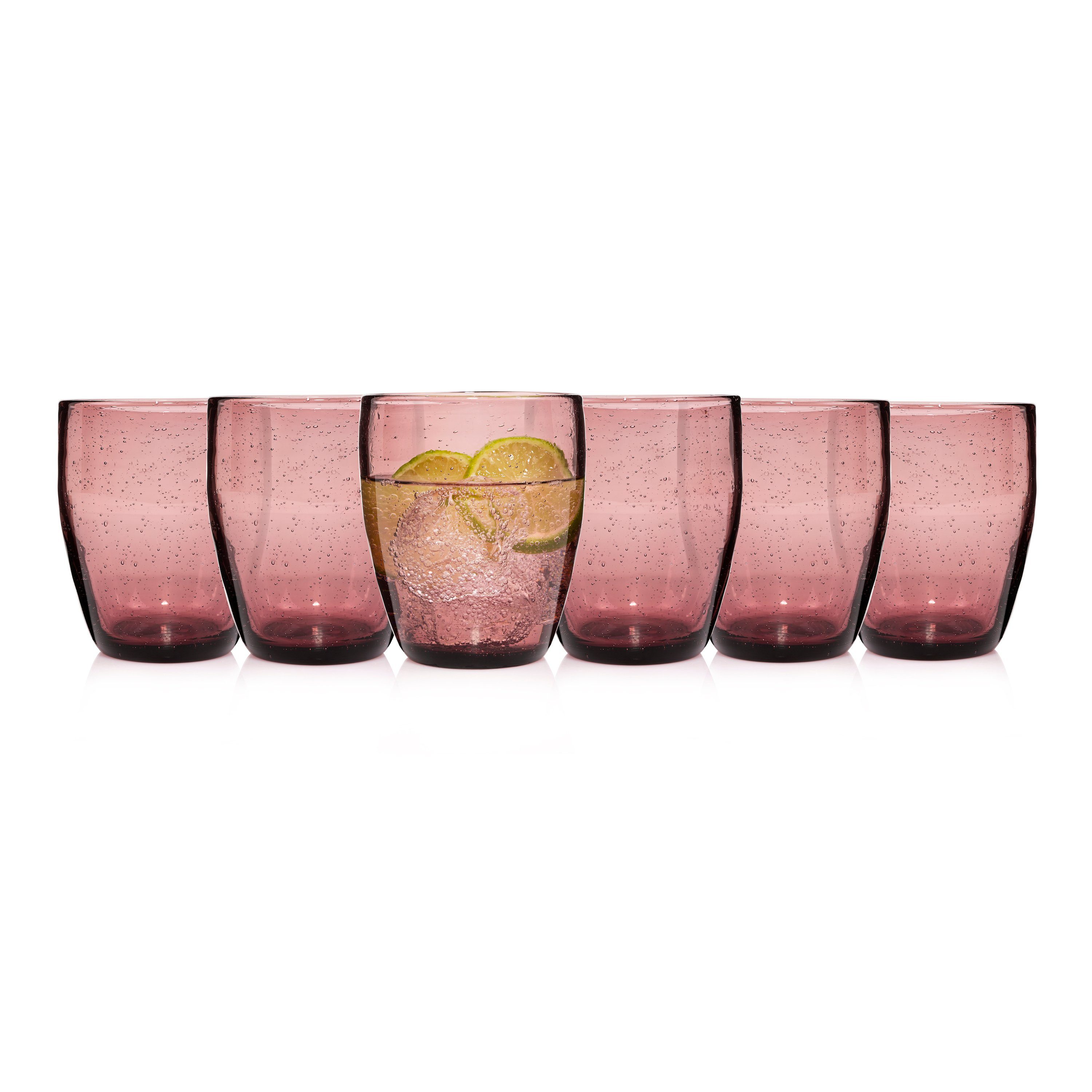 SÄNGER Стекло-Set London Стаканы для воды, Glas, Lila, 320 ml, spülmaschinengeeignet