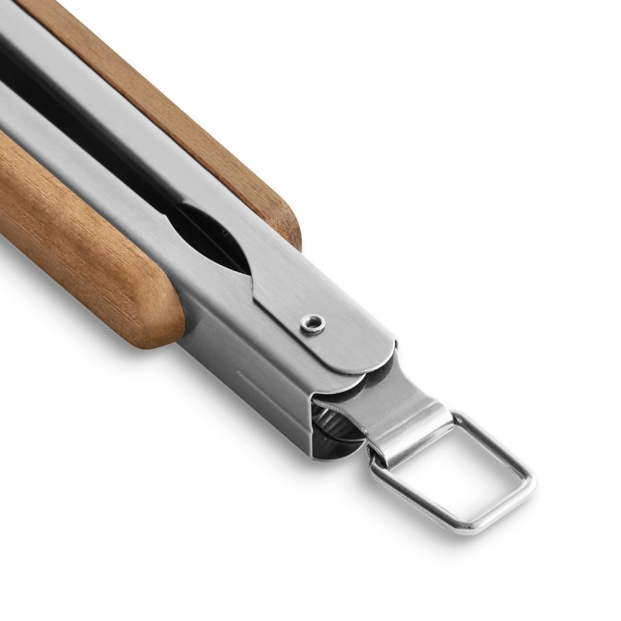 BURNHARD® Grillzange Akazienholz Grillzange 45 cm – Bild 4 von 5