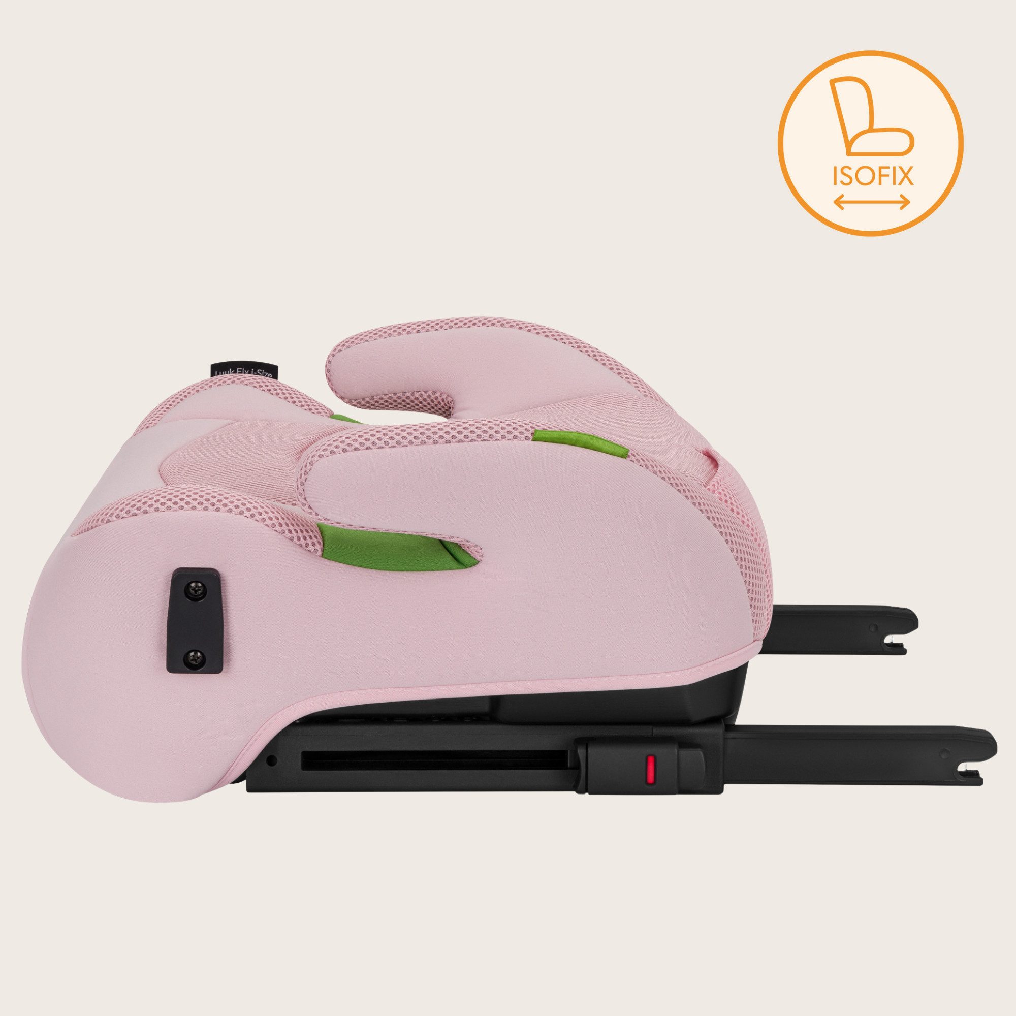 lionelo Kindersitzerhöhung LUUK FIX I-SIZE, ab: ab 2 Jhre, bis: bis zu 4 Jahre oder länger, ab: 125,00 cm, bis: 150,00 cm, (Set), ISOFIX / I-SIZE / Maschinenwas – Bild 3 von 5