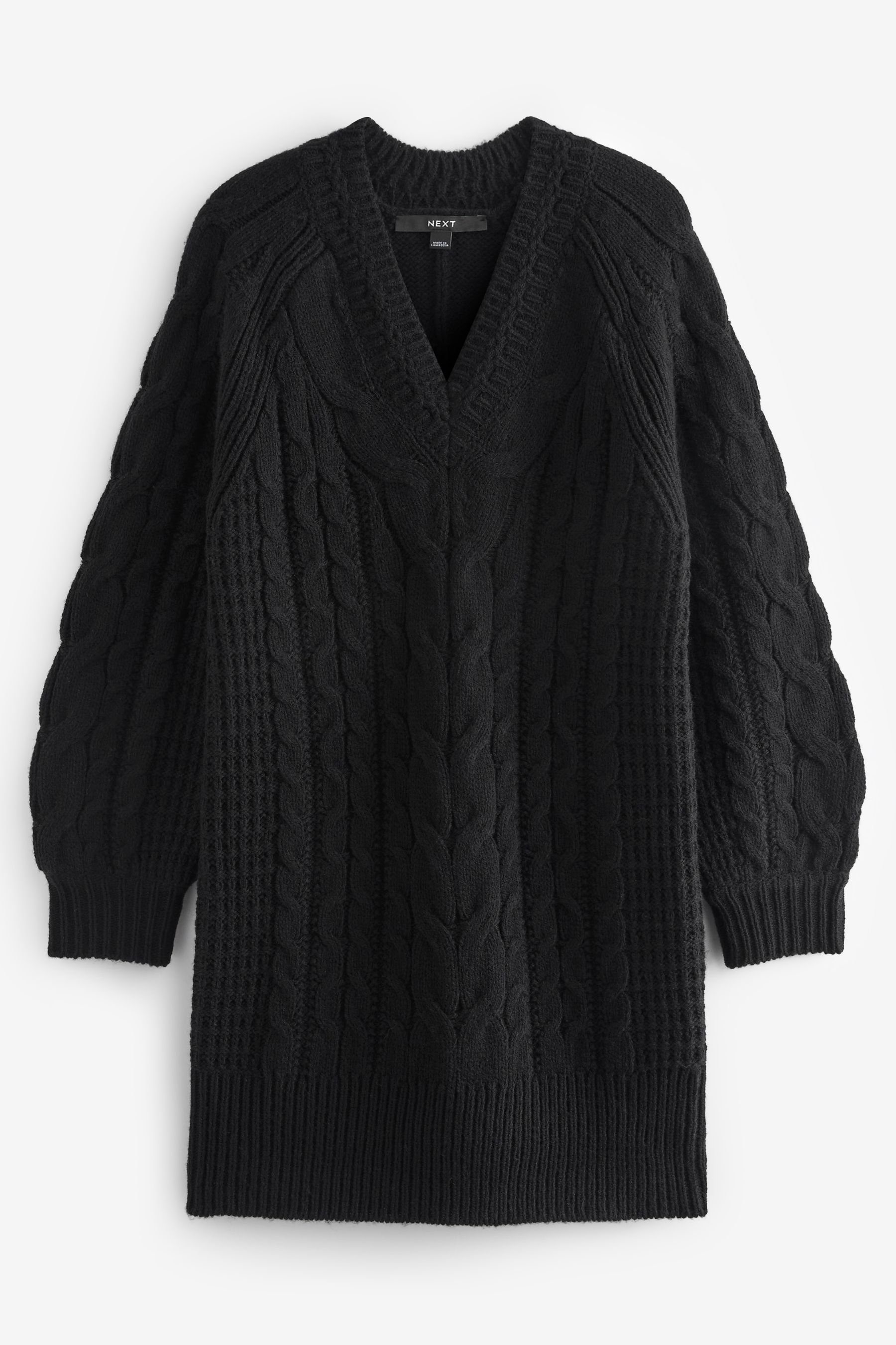 Next Strickkleid Kleid im Zopfmuster mit günstig online kaufen