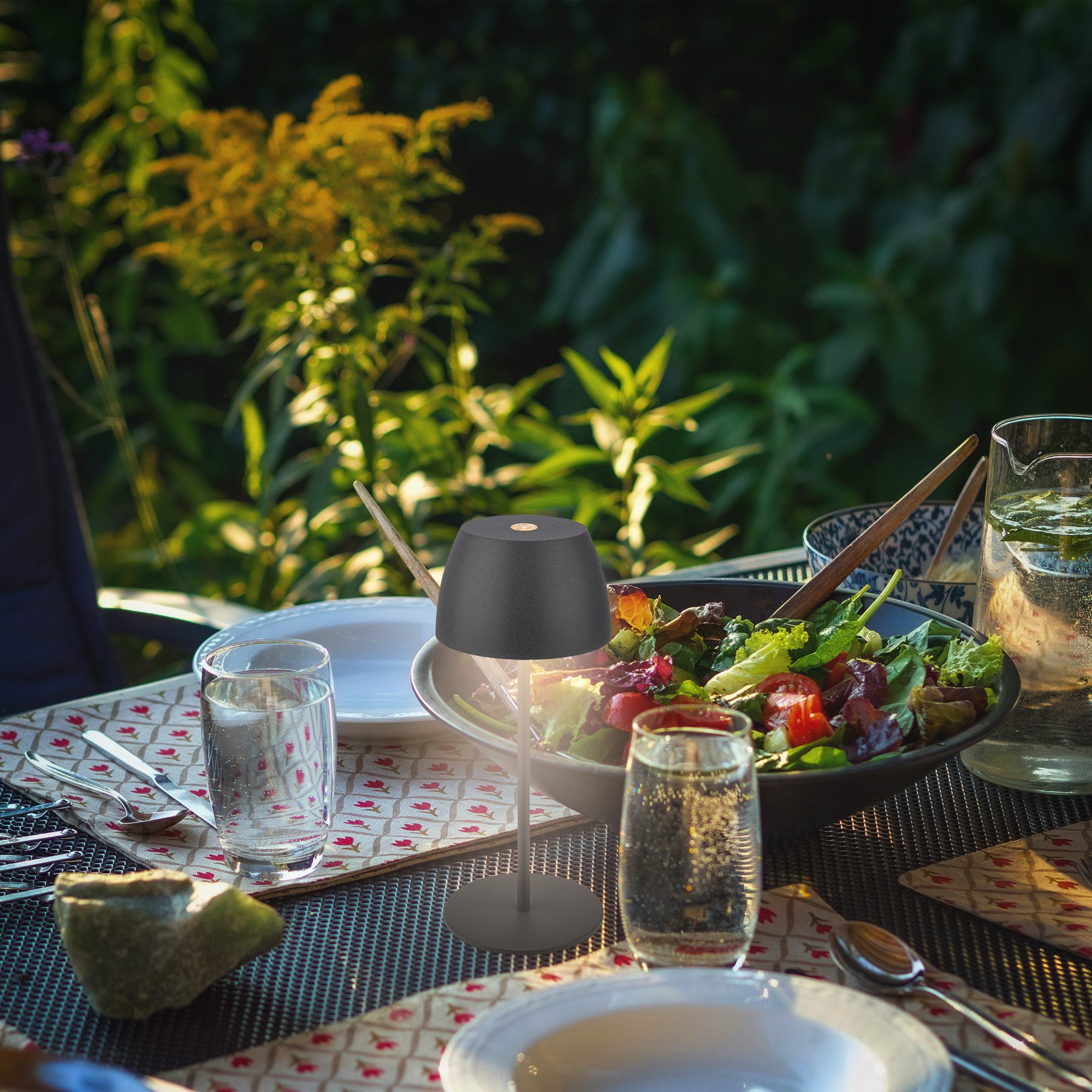 B.K.Licht Außen-Tischleuchte BK_TL1606 Mini Akku LED Tischlampe, Touchdimme günstig online kaufen