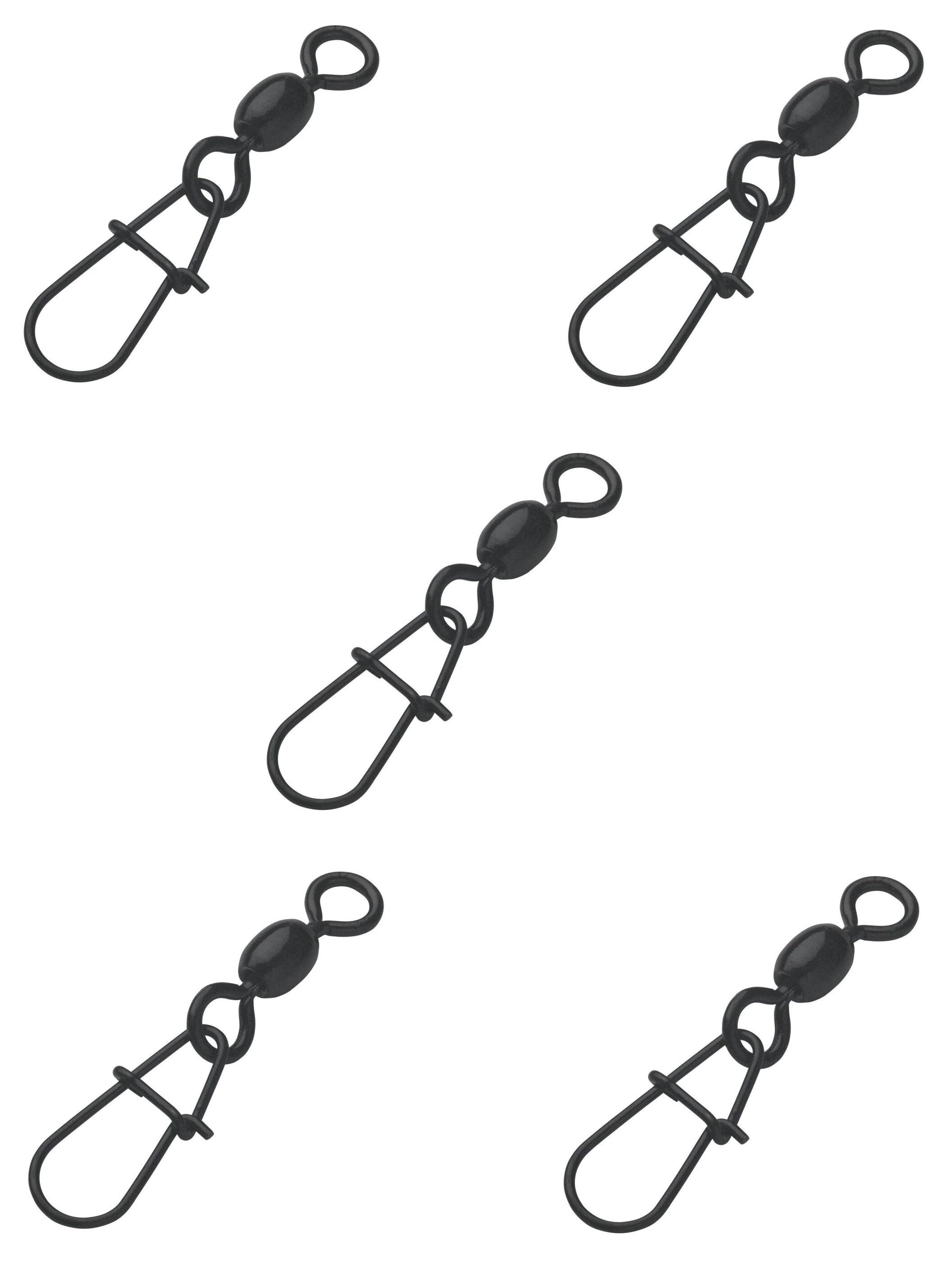 Angelwirbel MADCAT Stainless Swivels with Egg Snap Wallerwirbel 5St.-2 Gr. wählbar