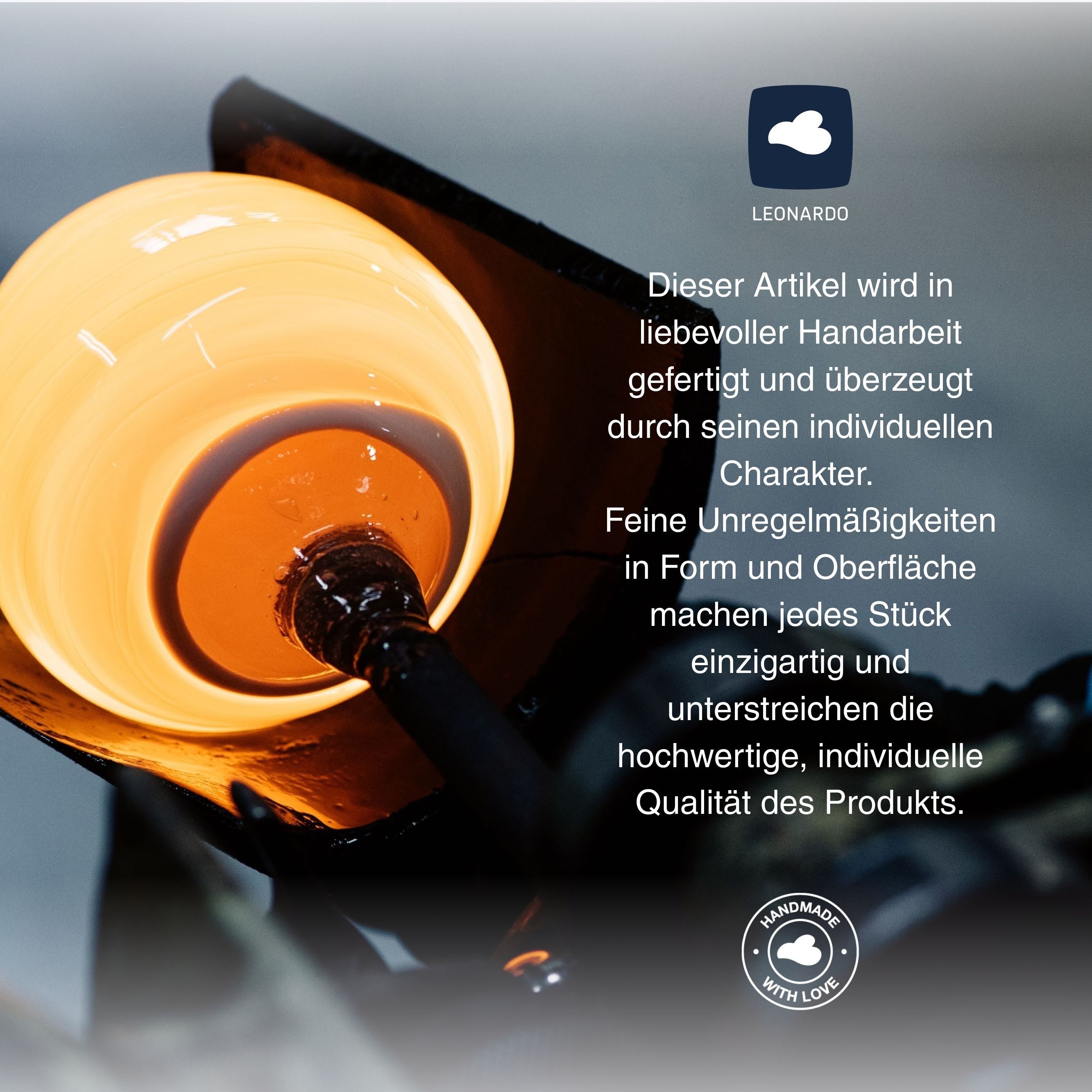 LEONARDO Dekoschale Martello, aus Glas