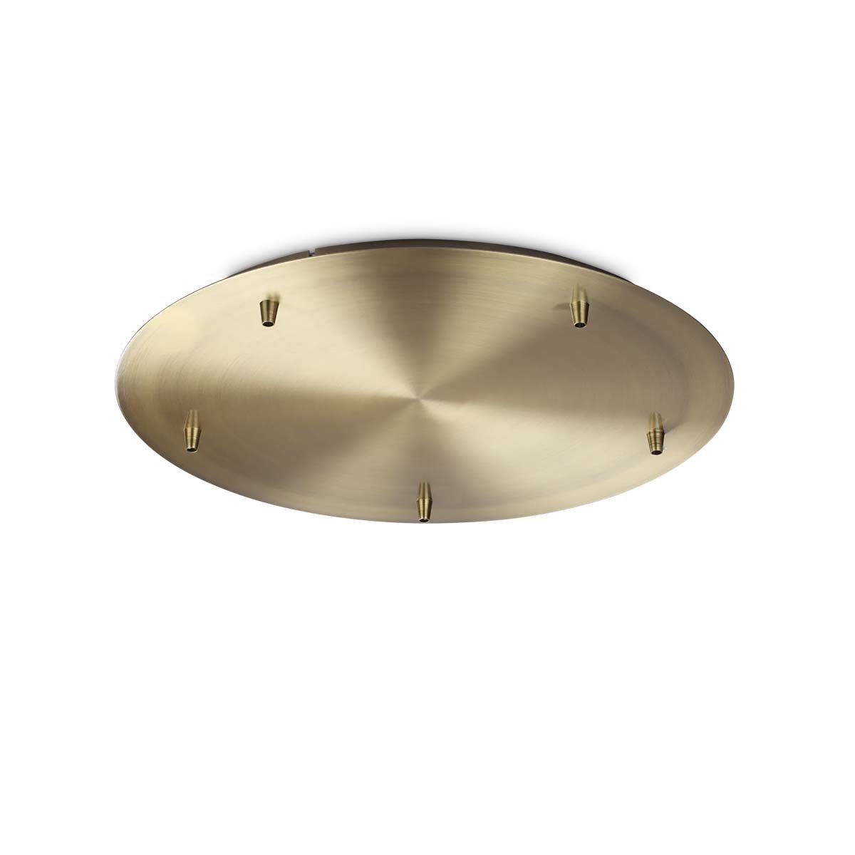 Ideal Lux Lampen-Verteiler Ideal Lux Lampen Baldachin rund 5-fach Ø: 46 cm, H: 2,5 cm, Messing