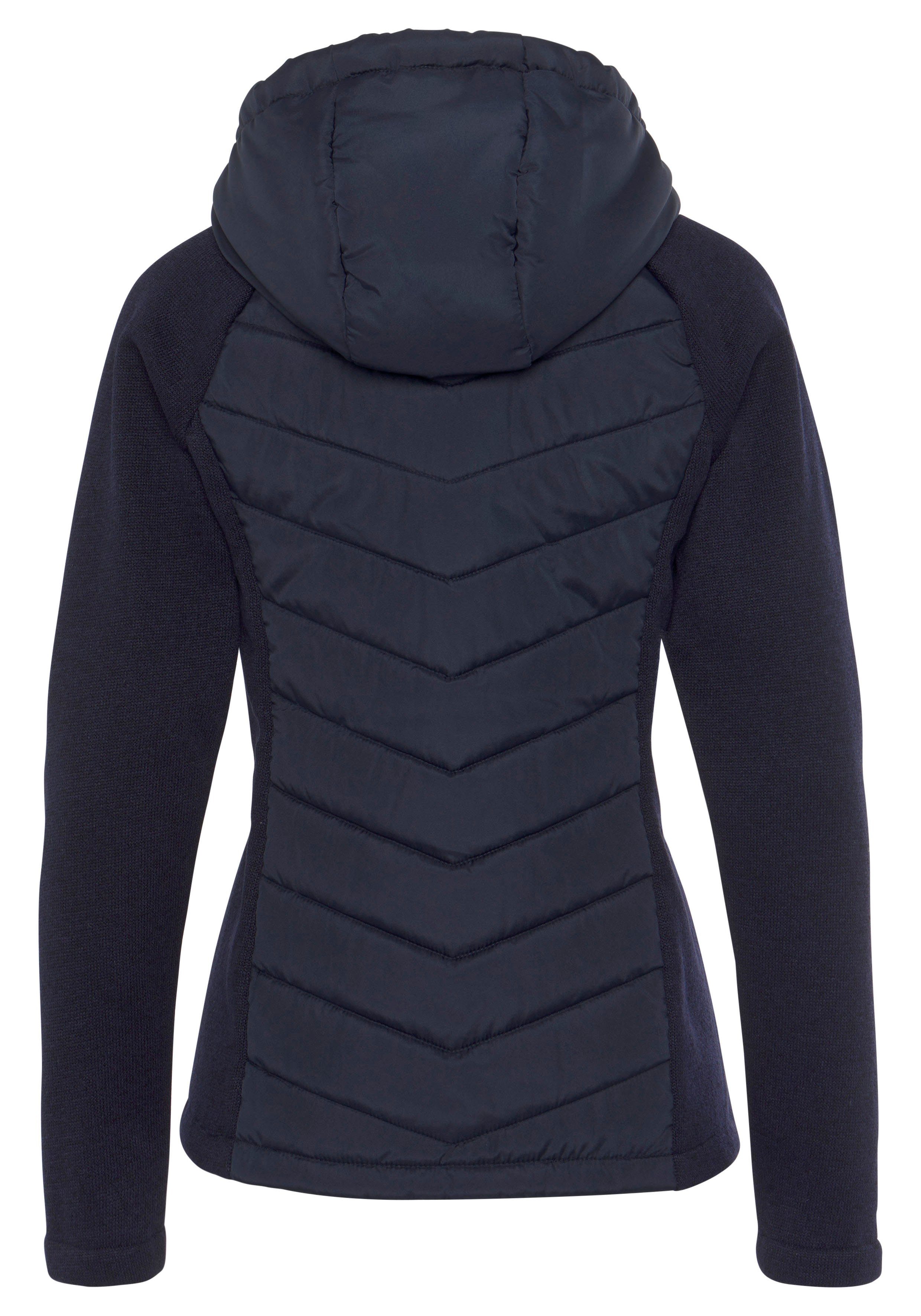Vivance Steppjacke mit Strickfleece-Ärmeln