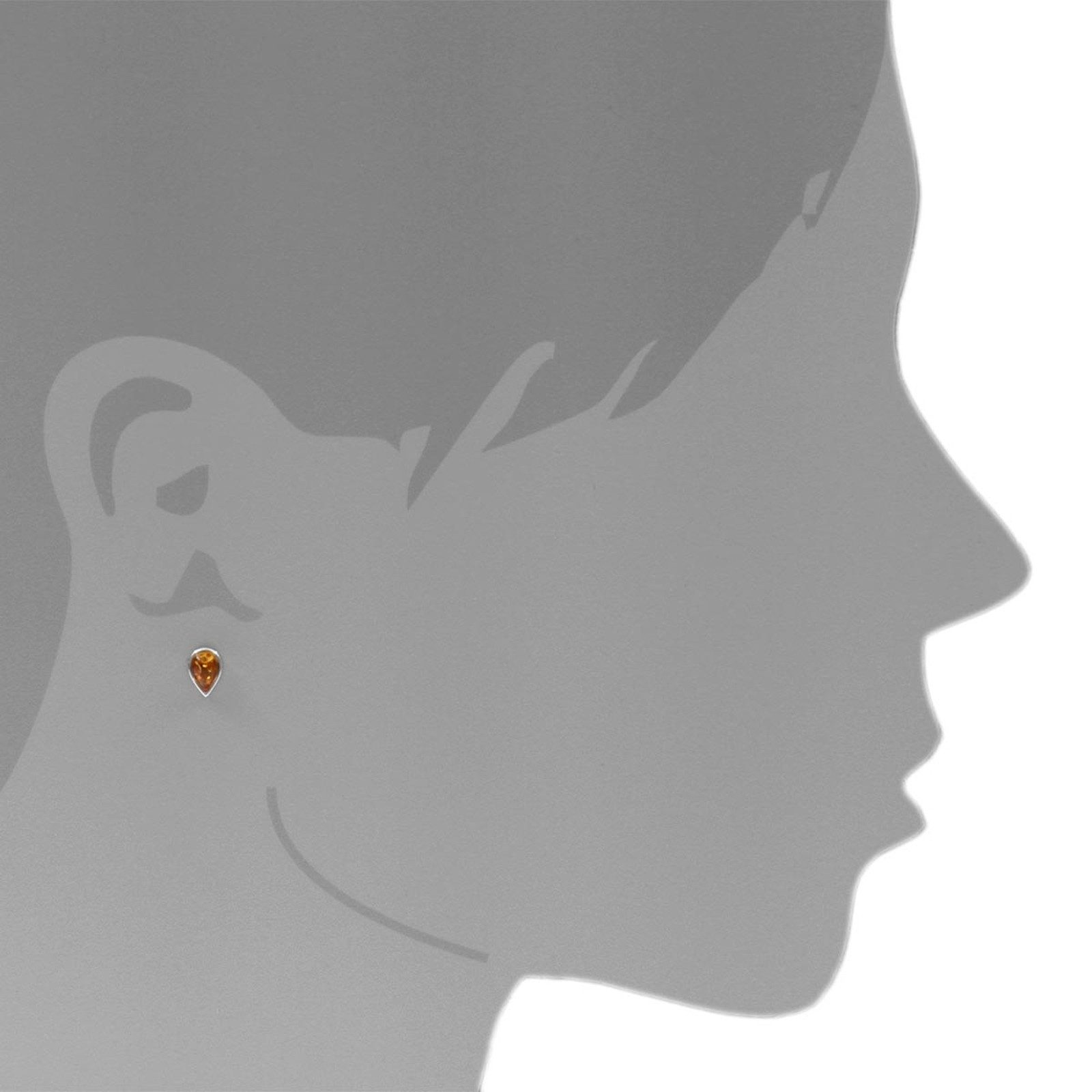 OSTSEE-SCHMUCK Paar Ohrstecker Ostsee-Schmuck Ohrstecker Classic 7 x 5 mm T günstig online kaufen